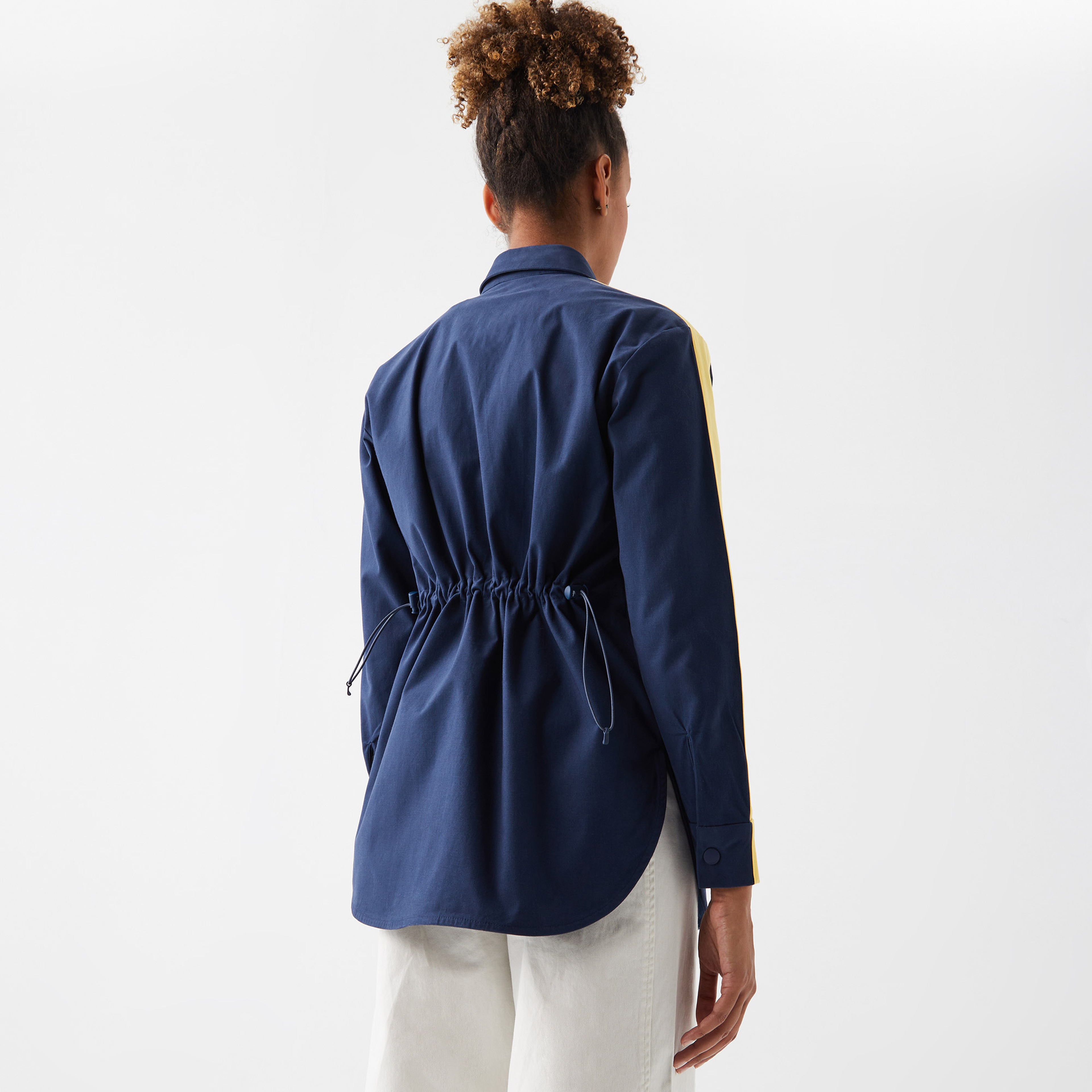 Lacoste Kadın Relaxed Fit Lacivert Gömlek