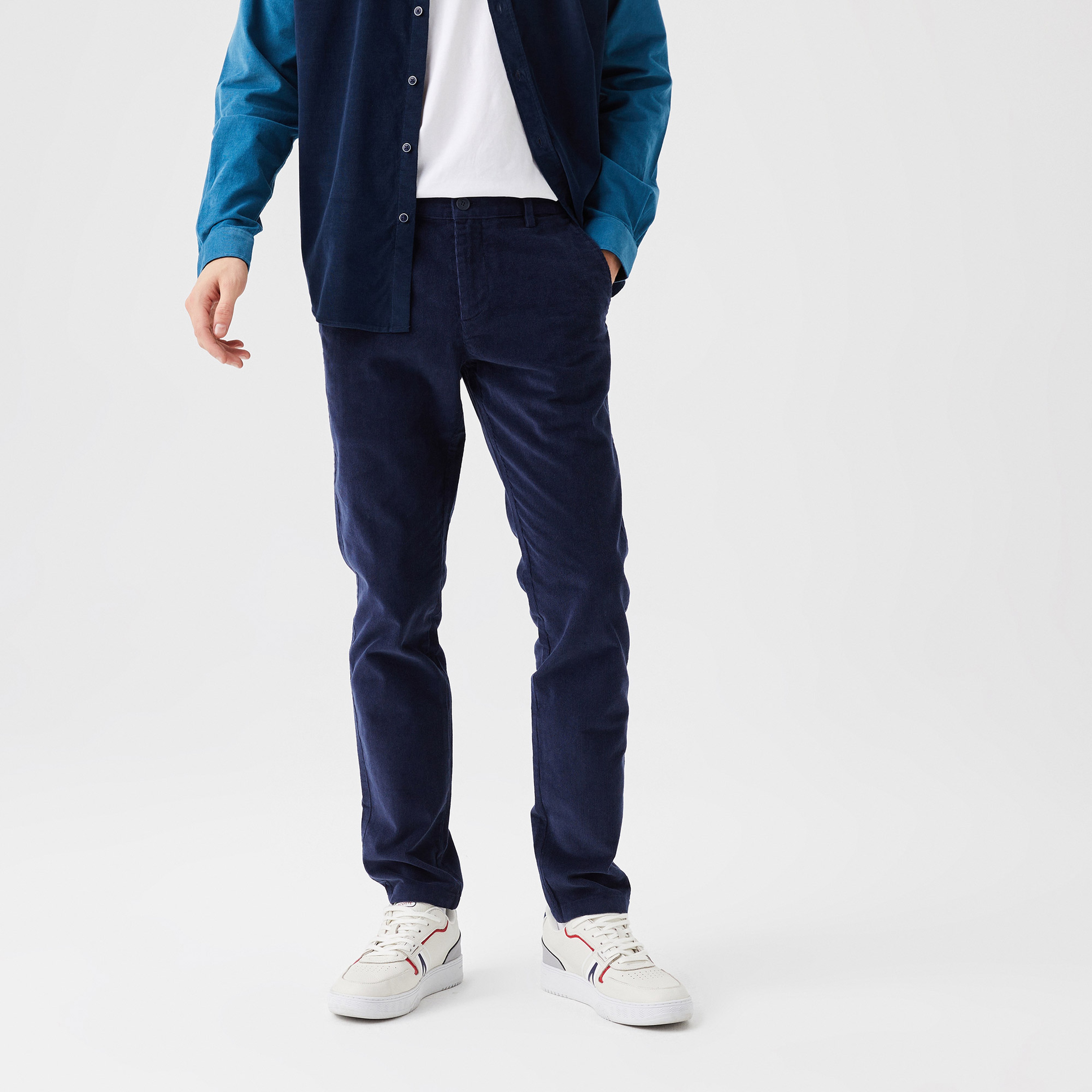 Lacoste Erkek Slim Fit Lacivert Pantolon