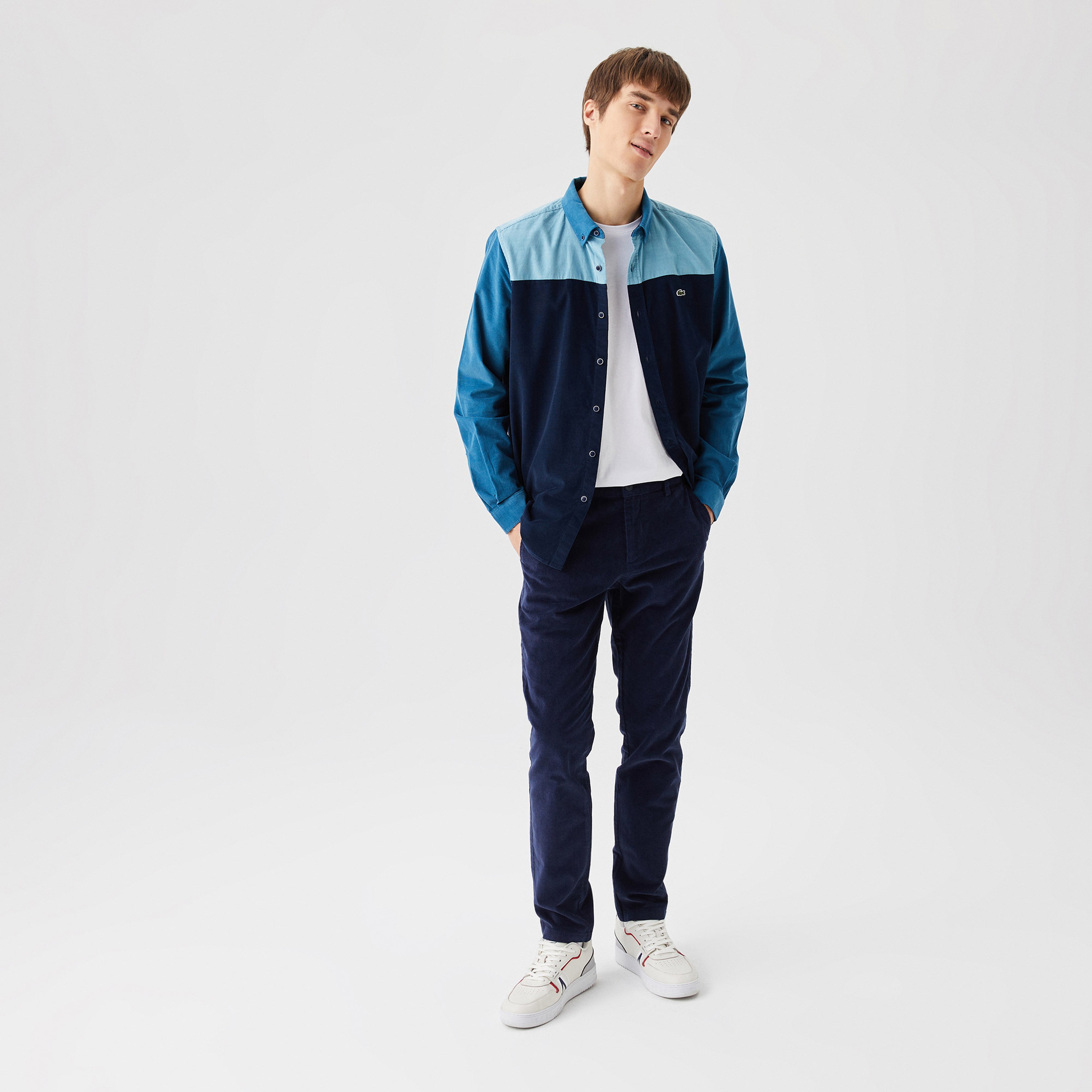 Lacoste Erkek Slim Fit Lacivert Pantolon