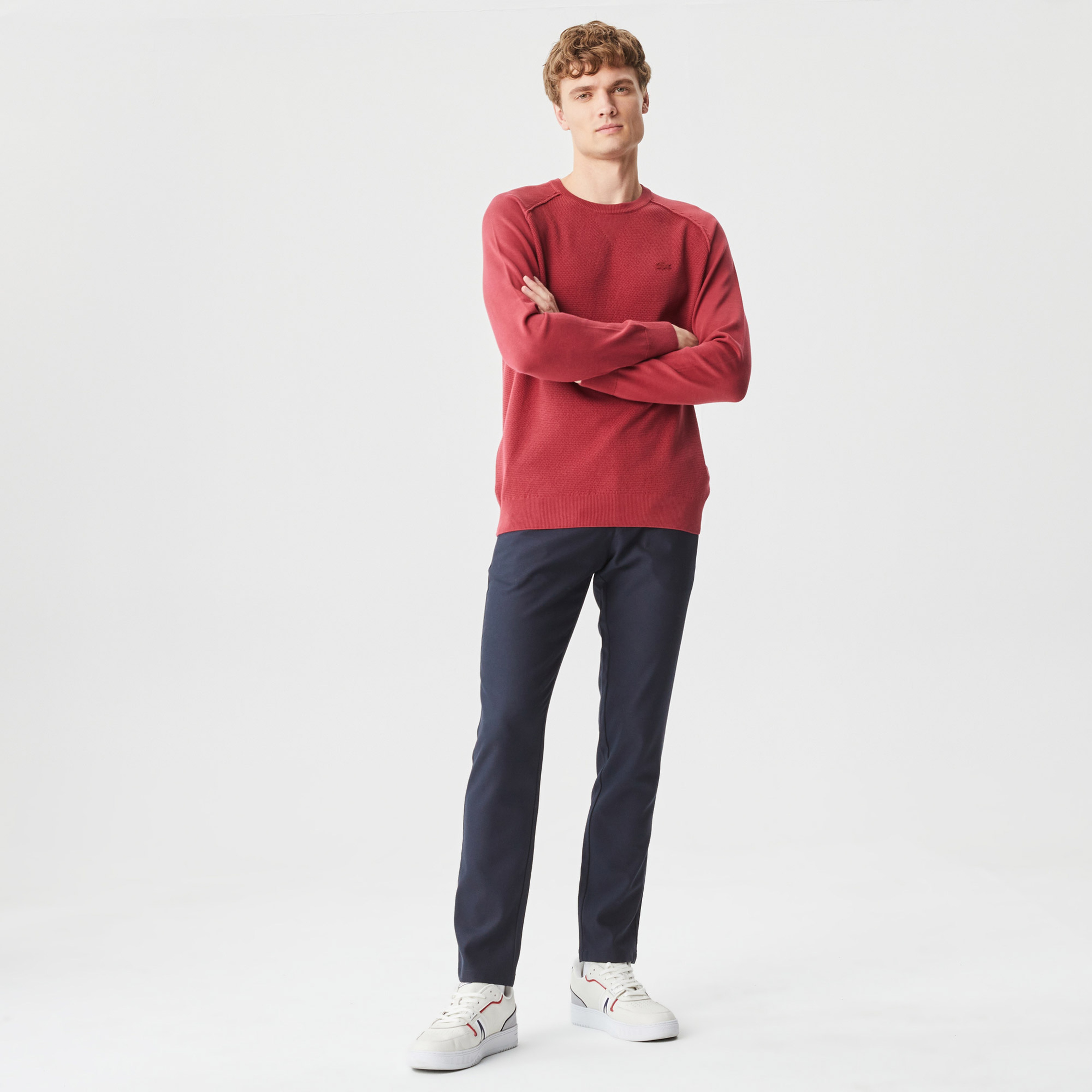 Lacoste Erkek Slim Fit Lacivert Pantolon