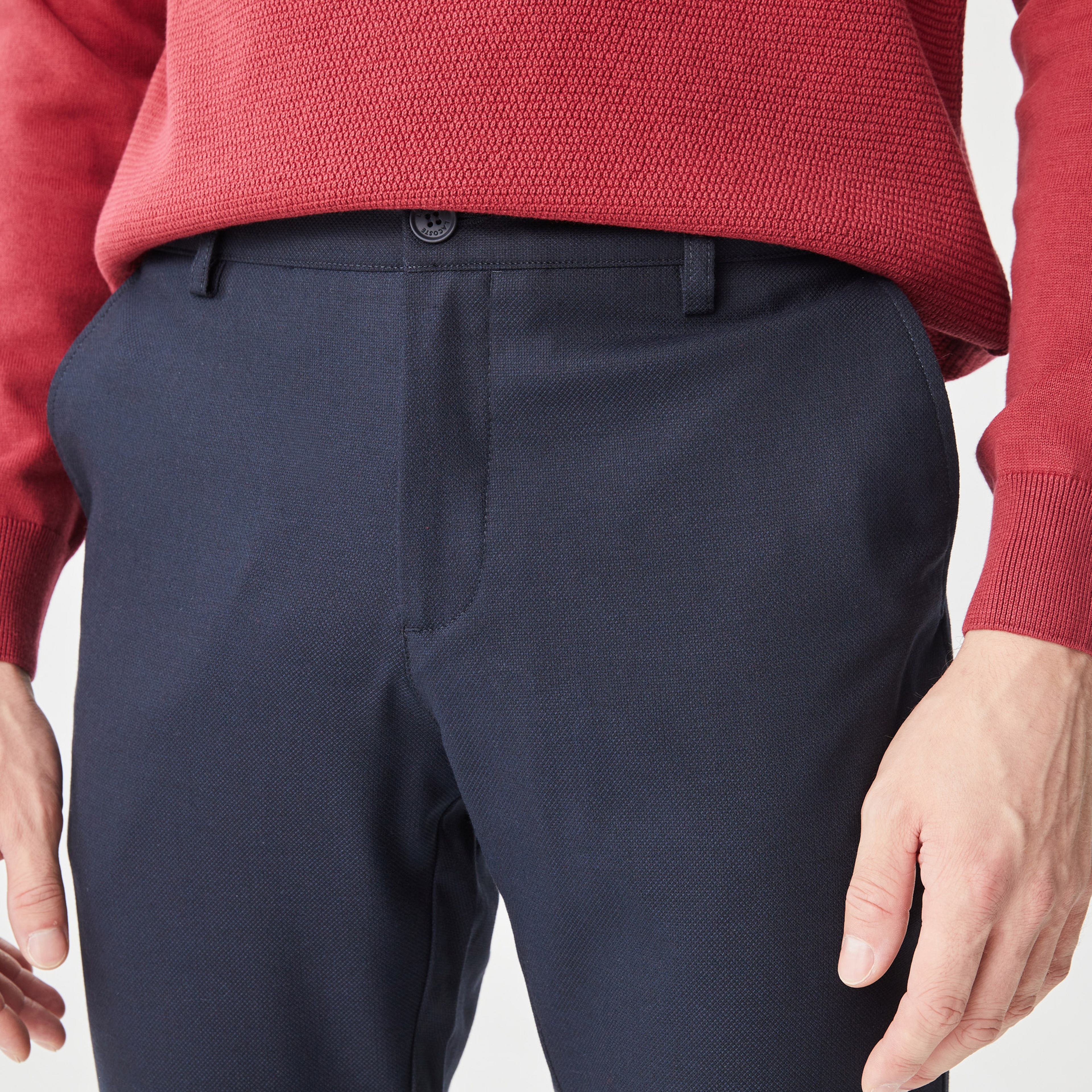 Lacoste Erkek Slim Fit Lacivert Pantolon