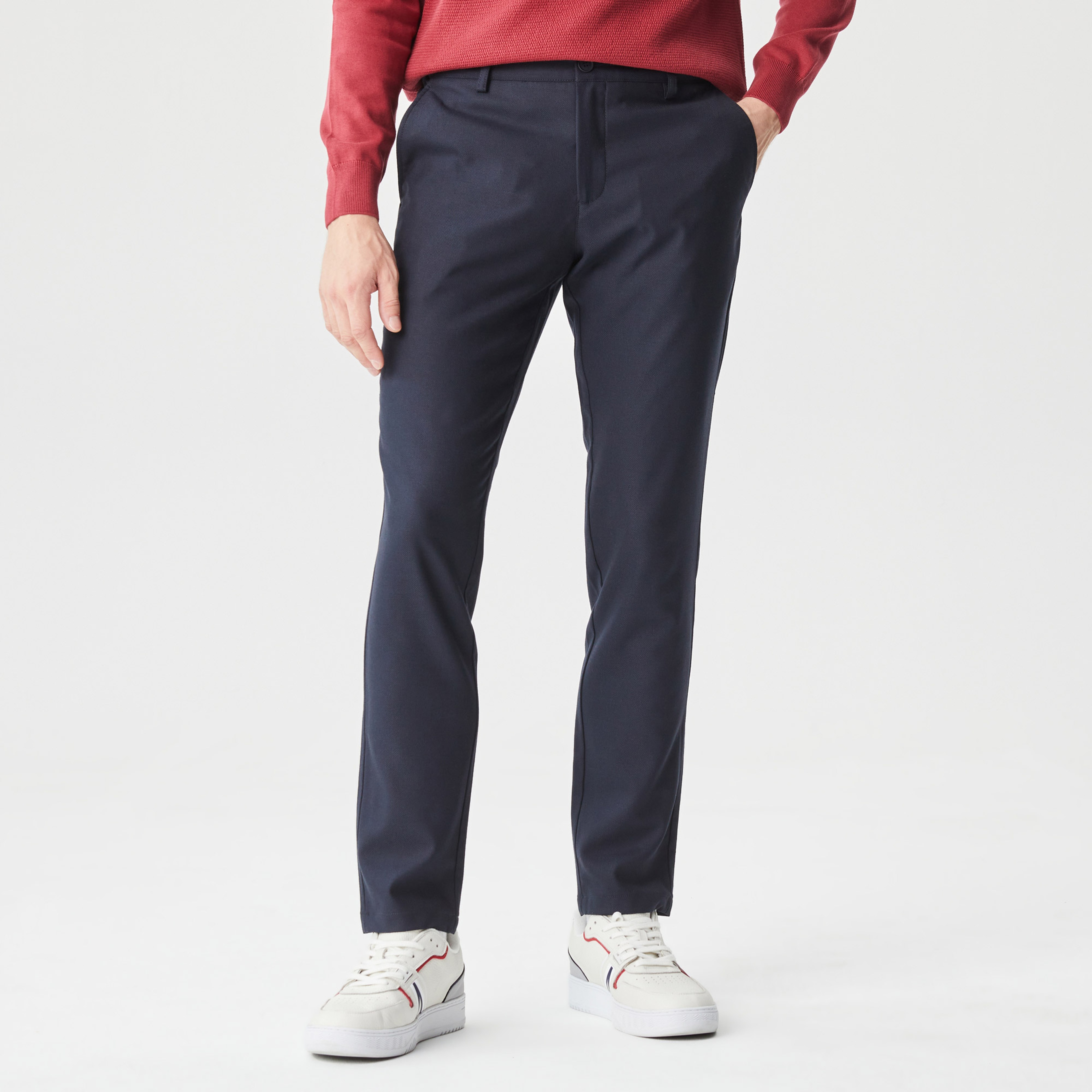Lacoste Erkek Slim Fit Lacivert Pantolon