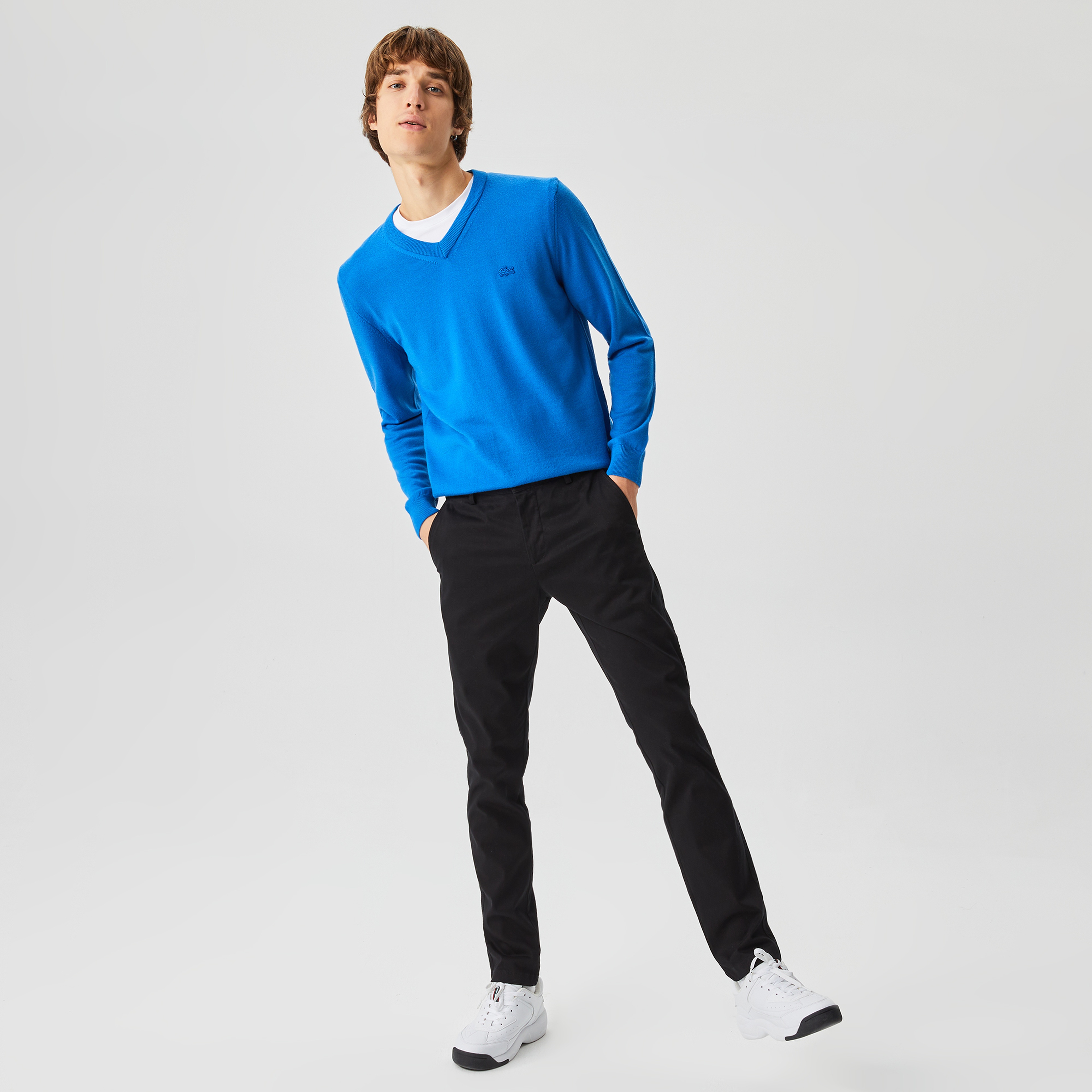 Lacoste Erkek Slim Fit Siyah Pantolon