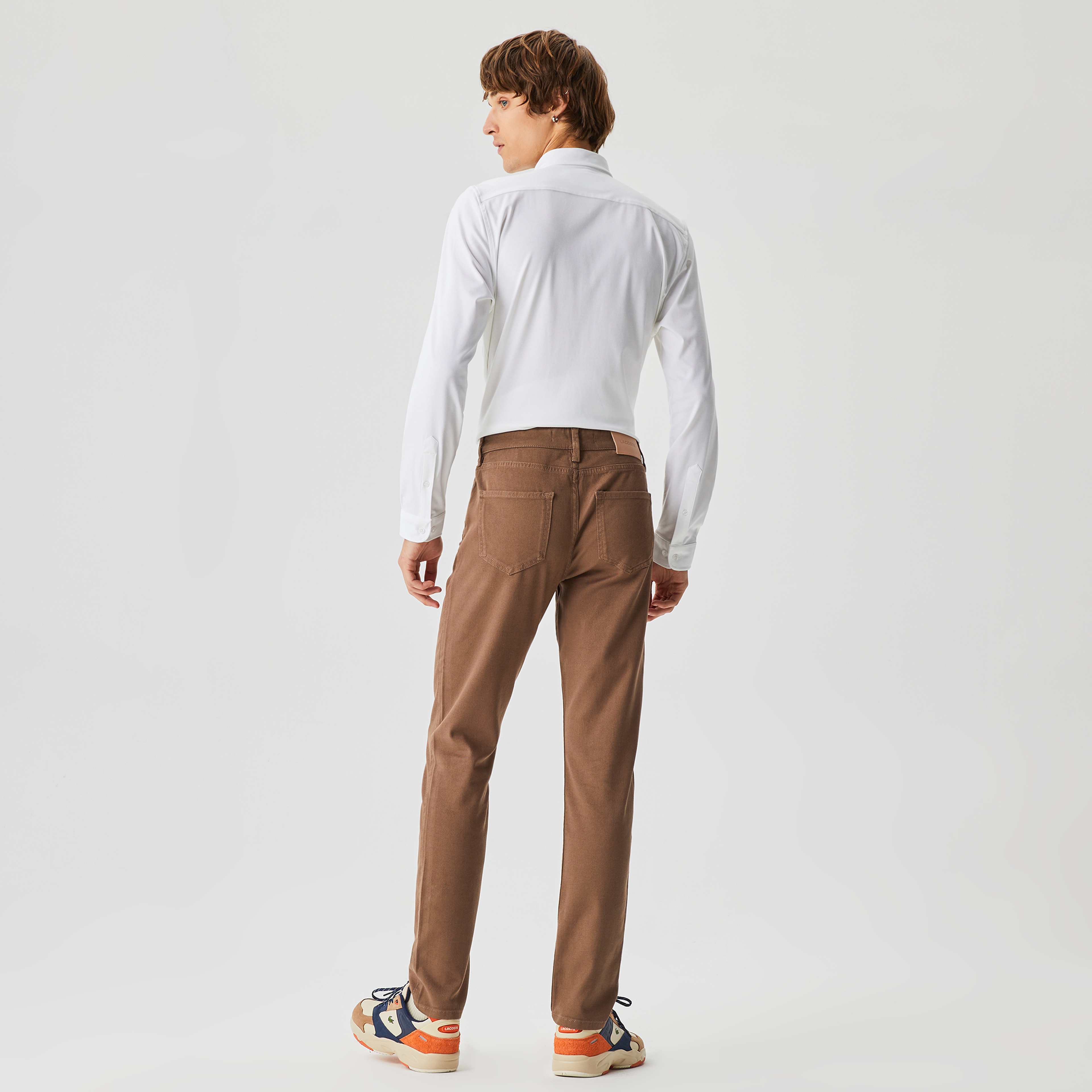 Lacoste Erkek Slim Fit Bej Pantolon