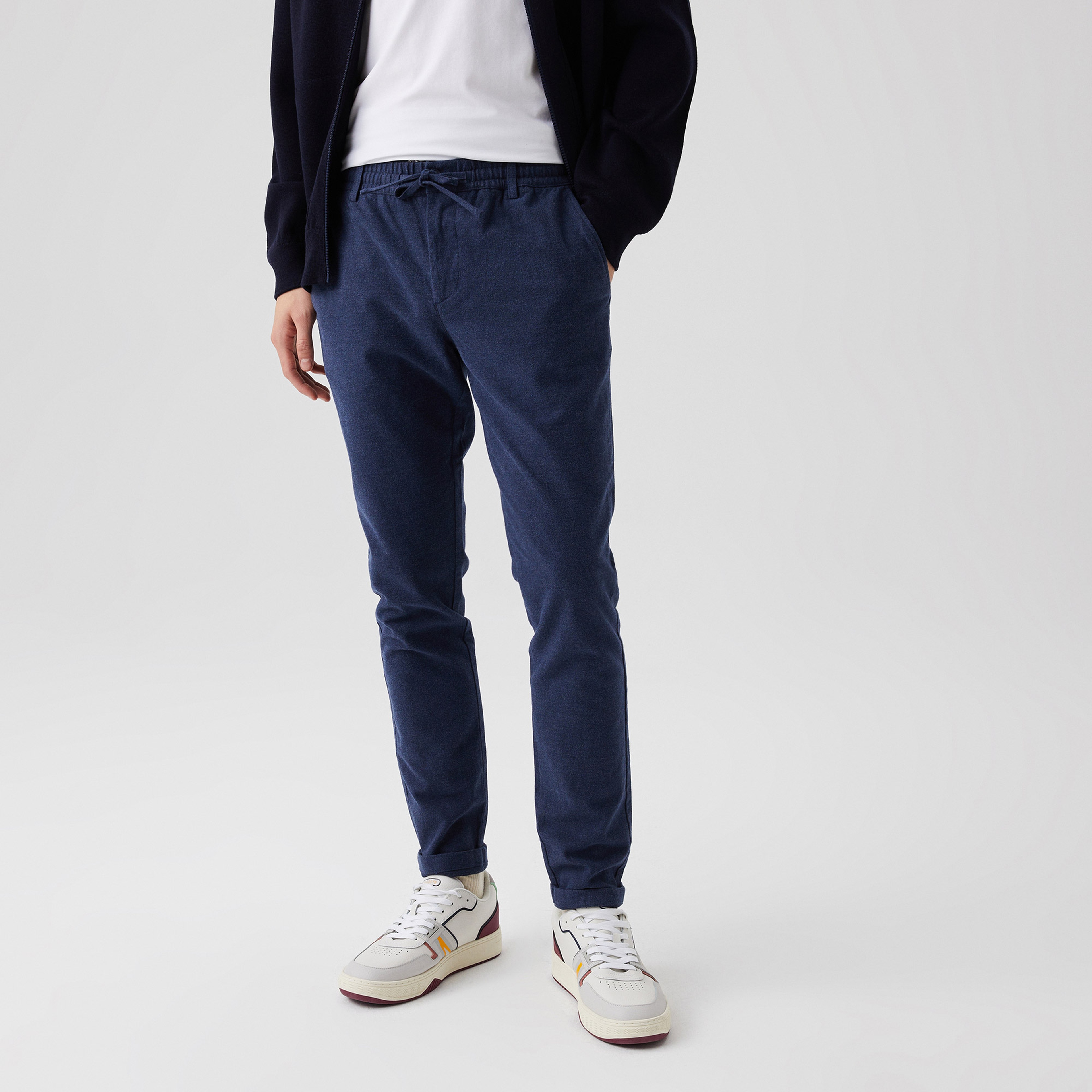 Lacoste Erkek Tapered Fit Lacivert Pantolon