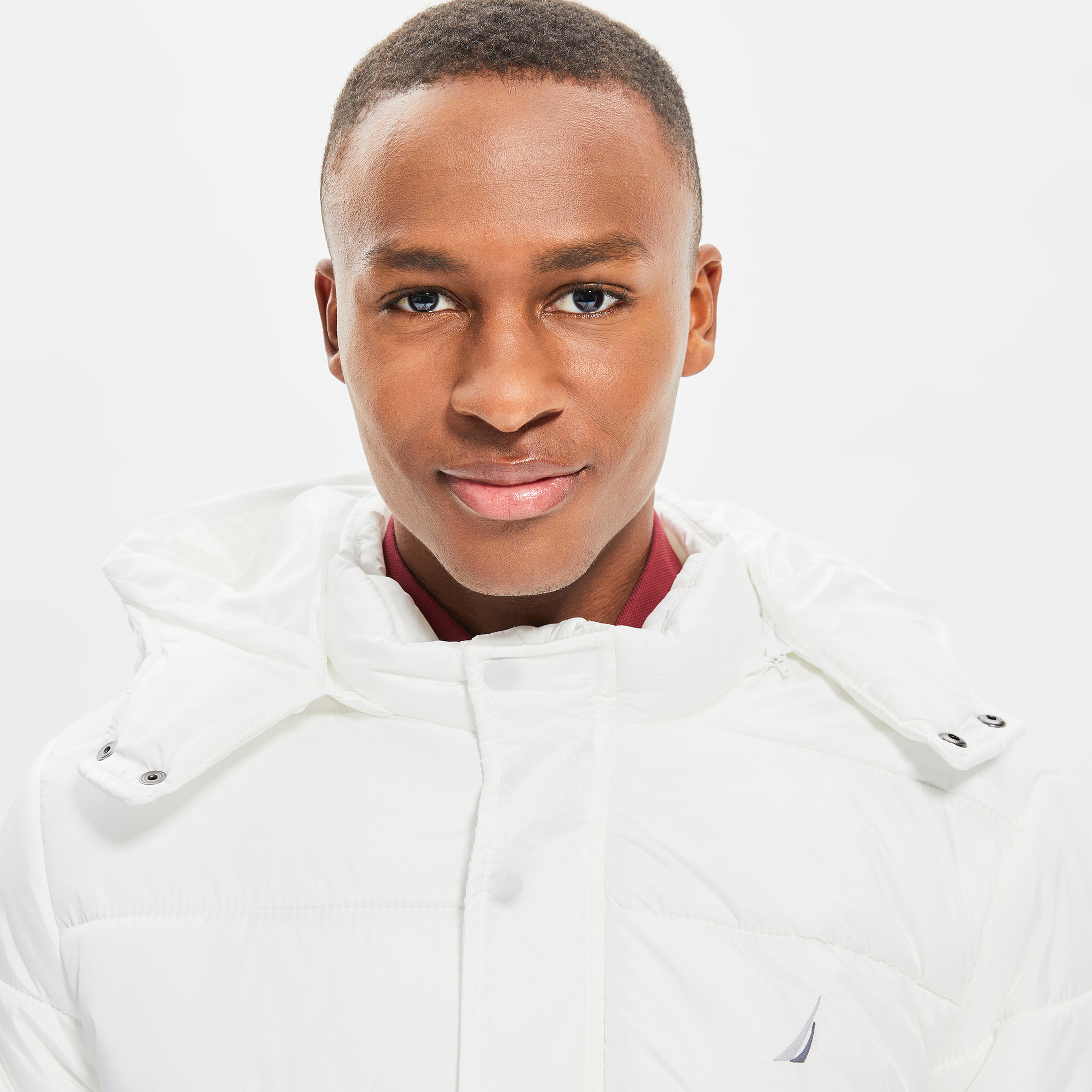 NAUTICA ERKEK BEYAZ UZUN KOLLU STANDART FIT MONT