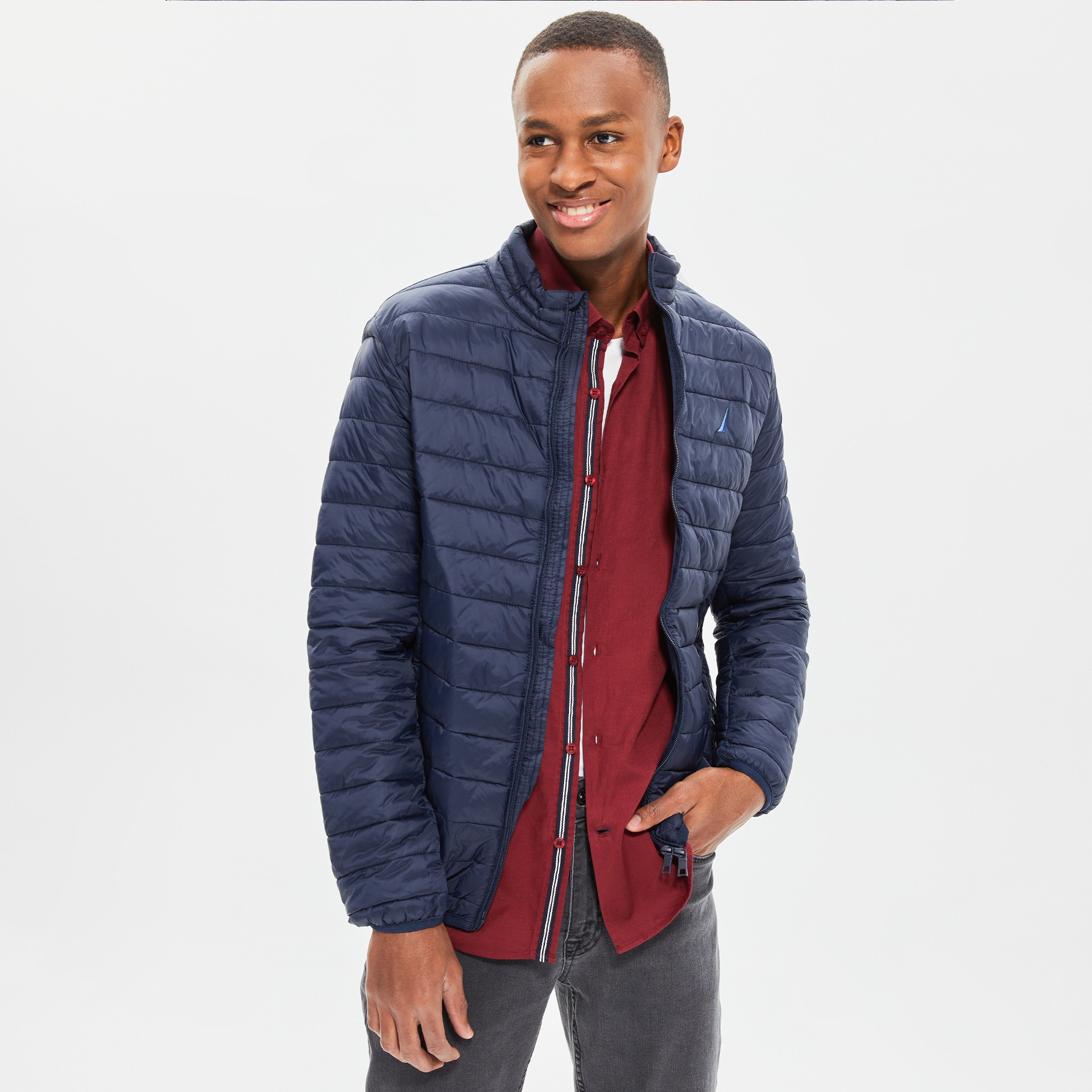 NAUTICA ERKEK LACİVERT MONT