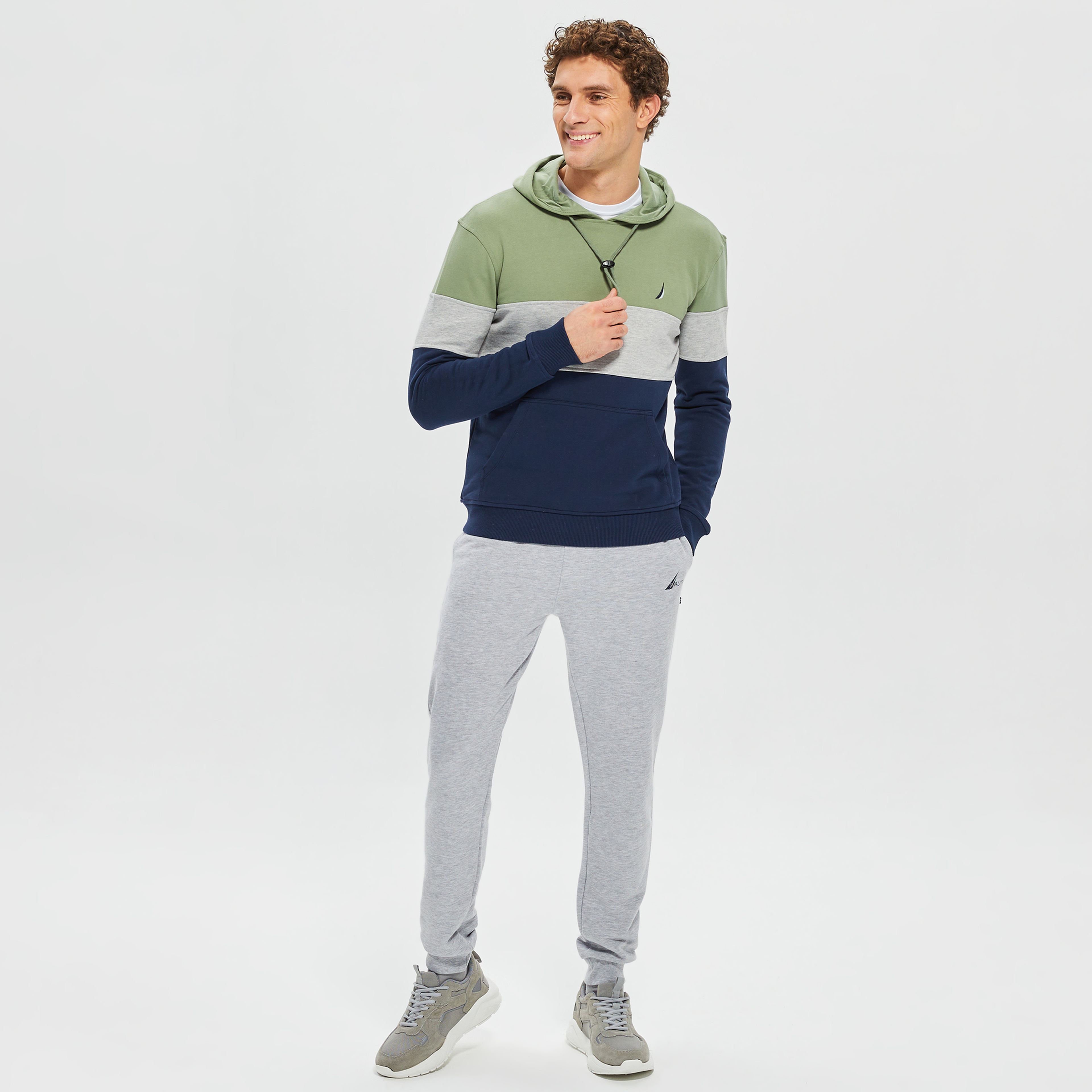 NAUTICA ERKEK YEŞİL STANDART FIT SWEATSHIRT