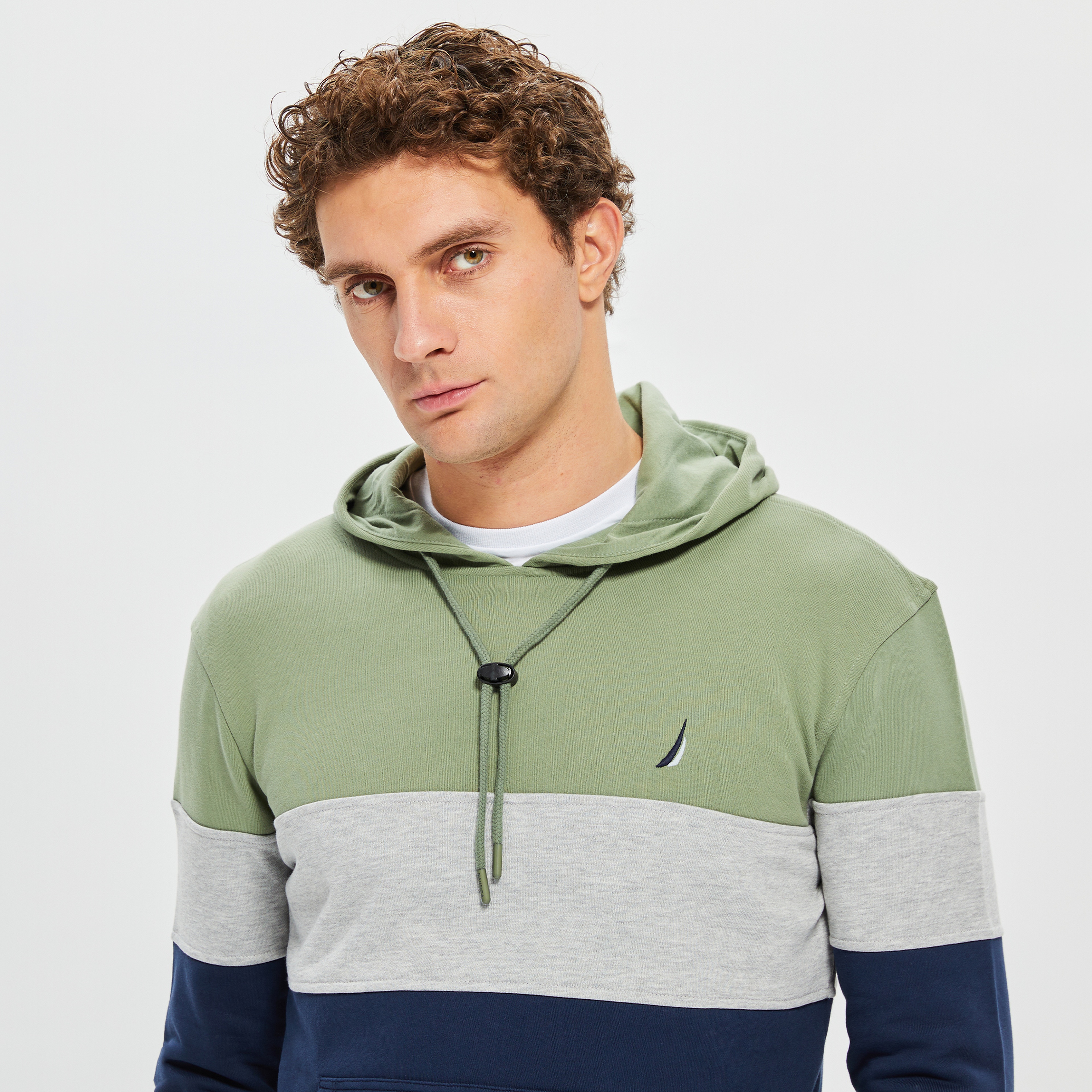 NAUTICA ERKEK YEŞİL STANDART FIT SWEATSHIRT