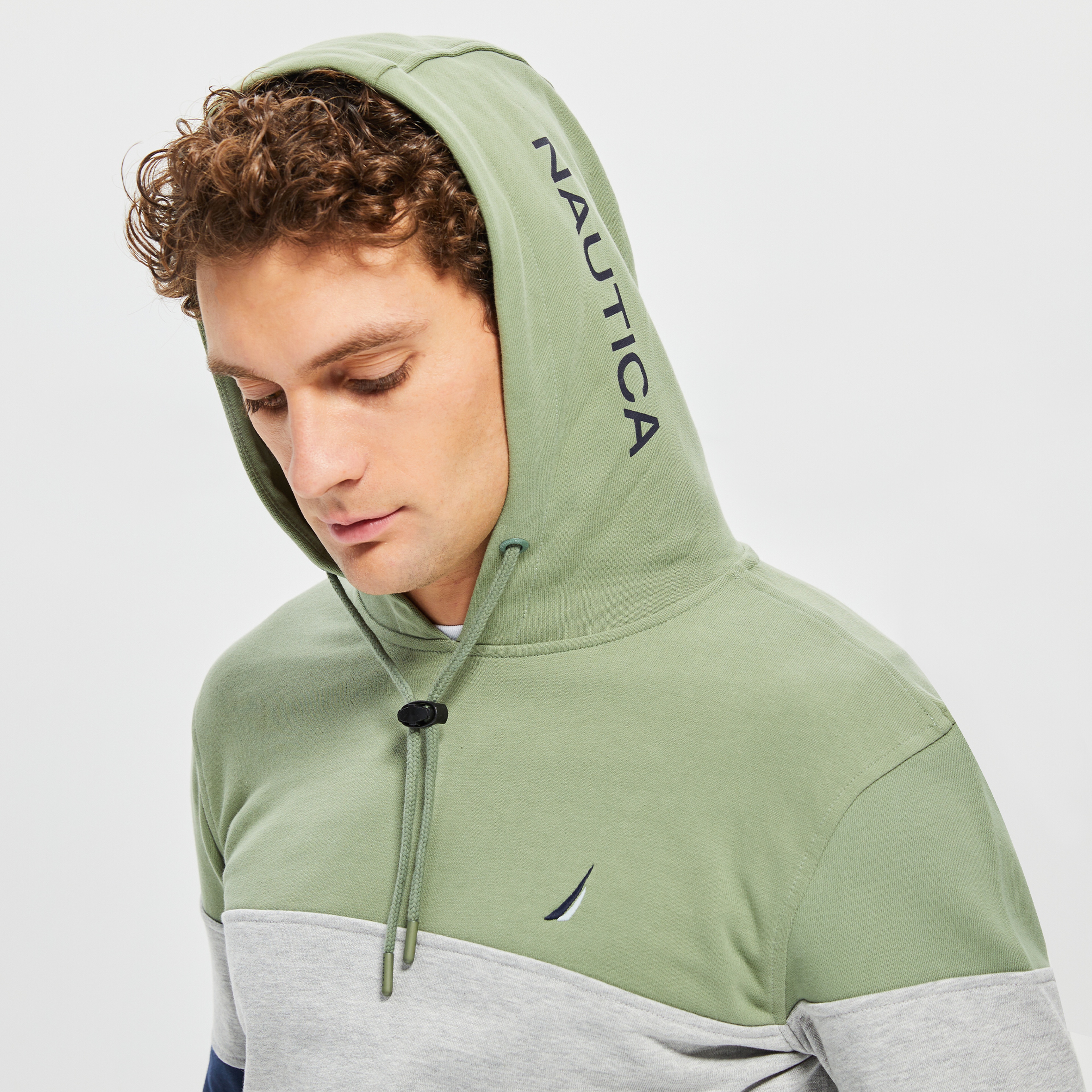 NAUTICA ERKEK YEŞİL STANDART FIT SWEATSHIRT