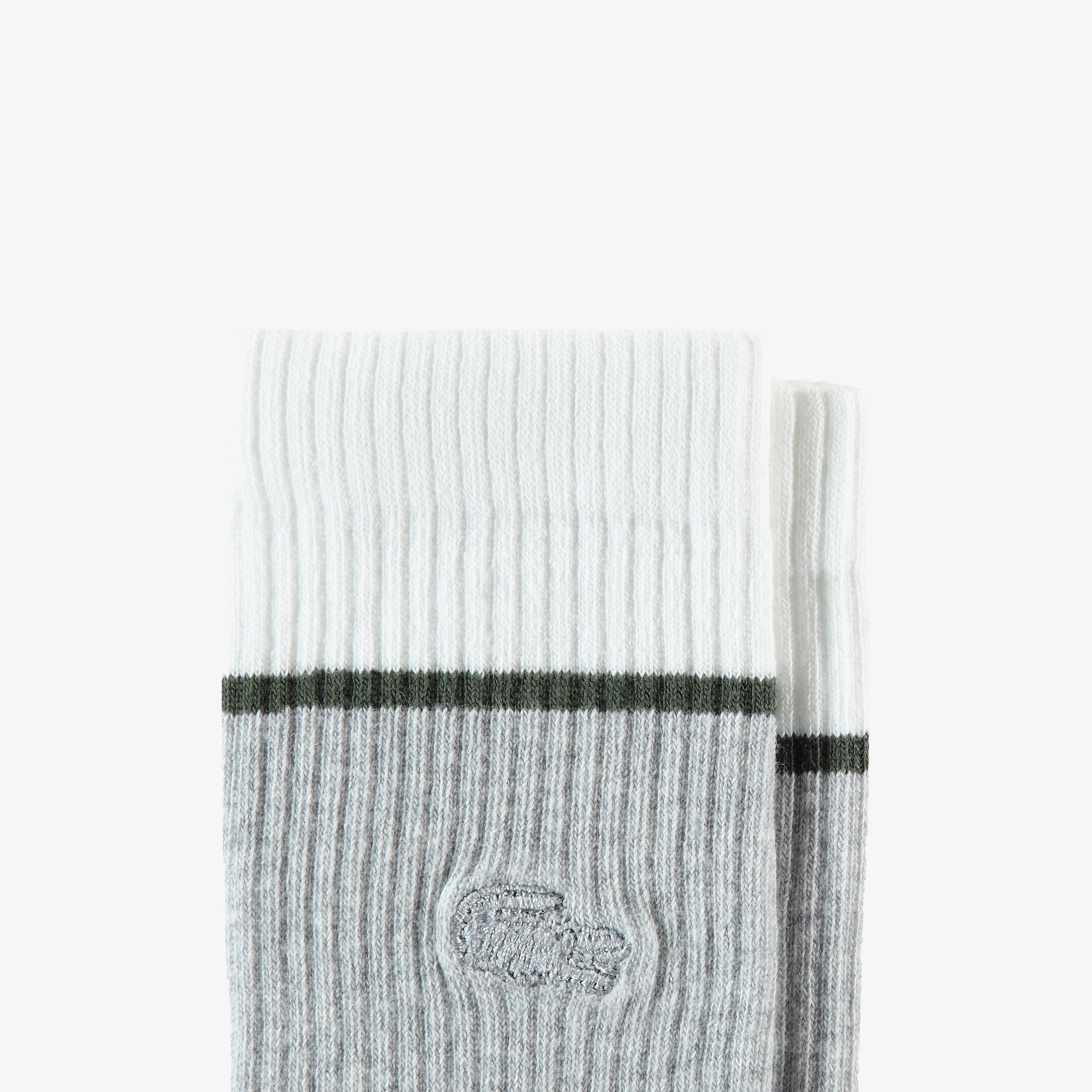 Lacoste Erkek Renk Bloklu Beyaz Çorap