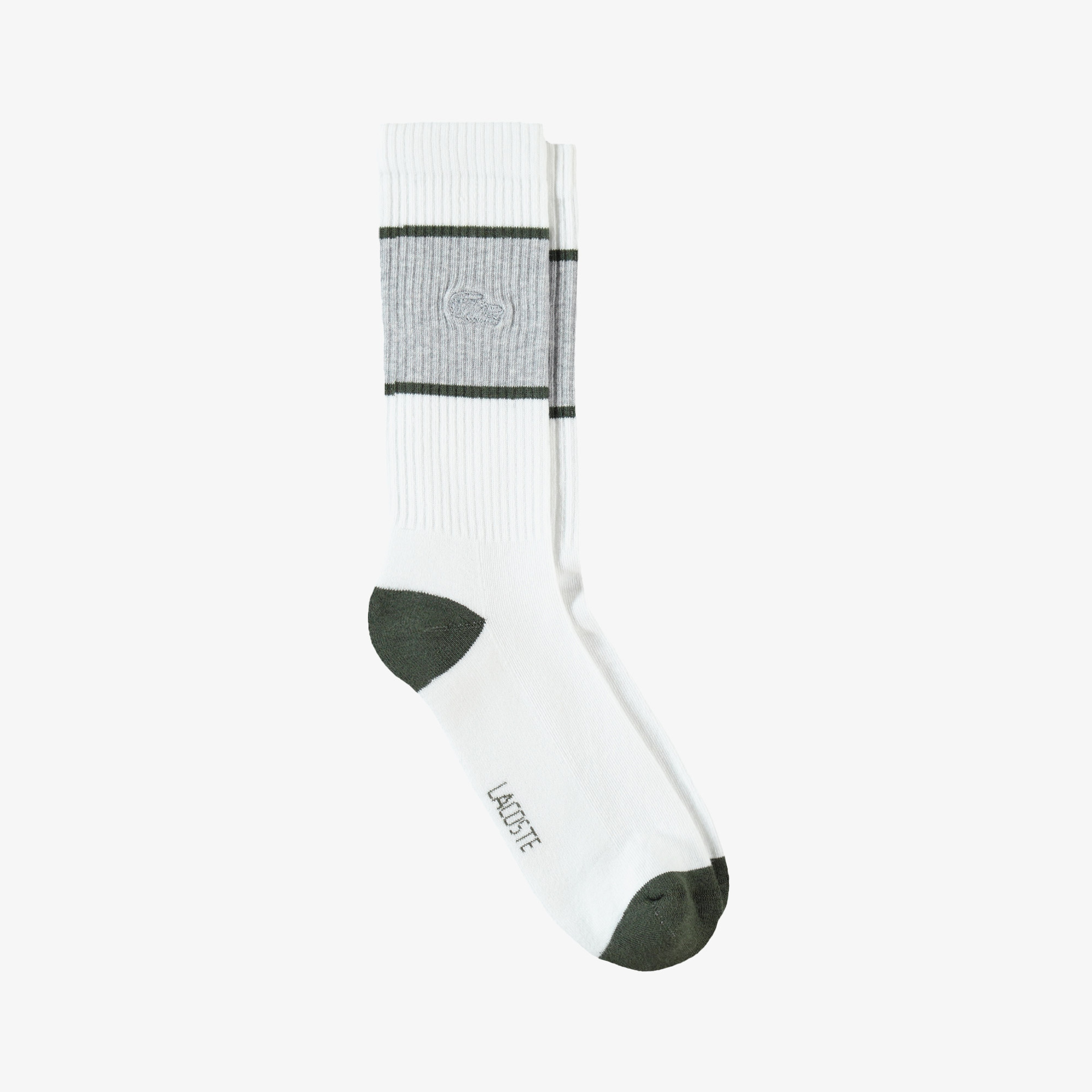 Lacoste Erkek Renk Bloklu Beyaz Çorap