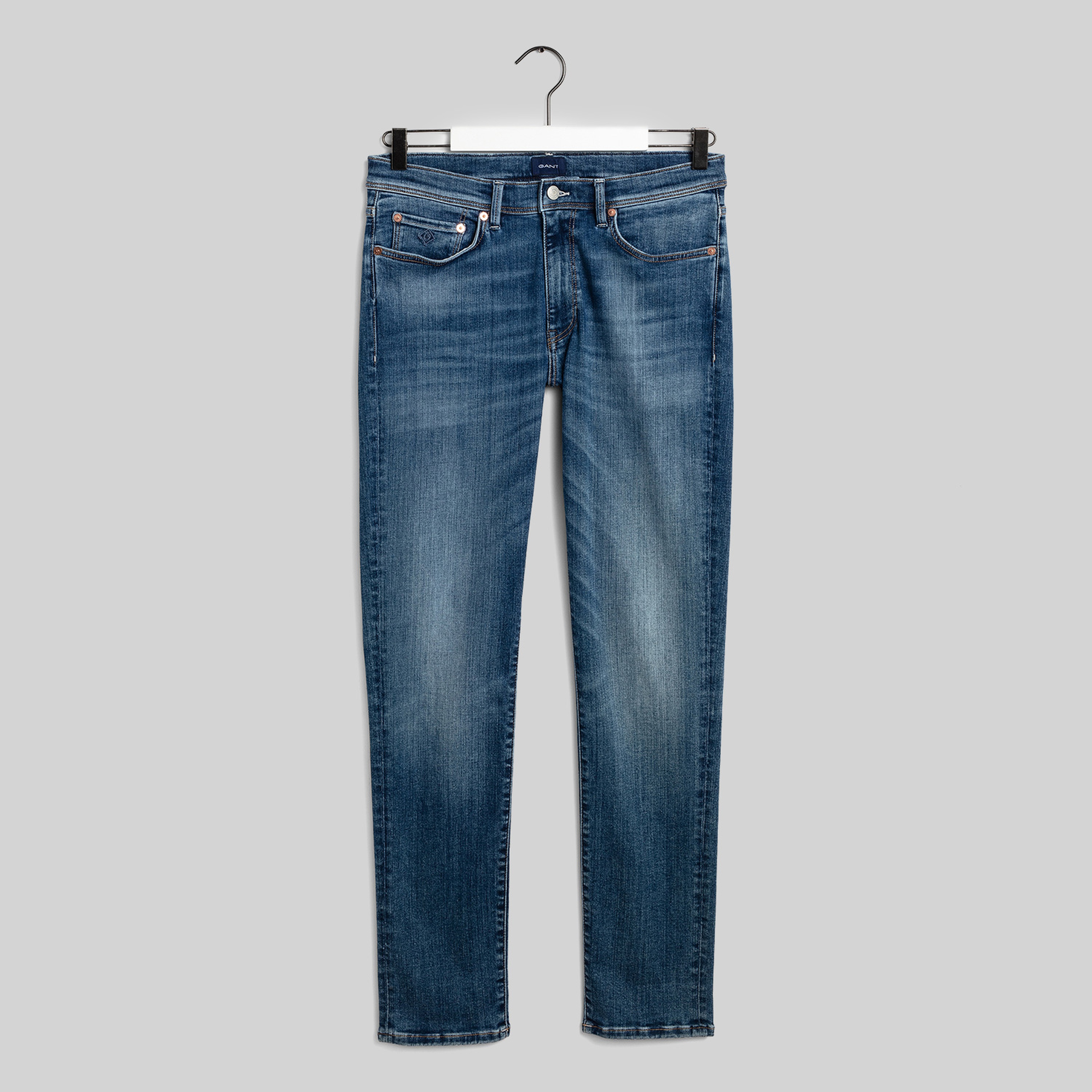 GANT Erkek Mavi Extra Slim Fit Jean Pantolon
