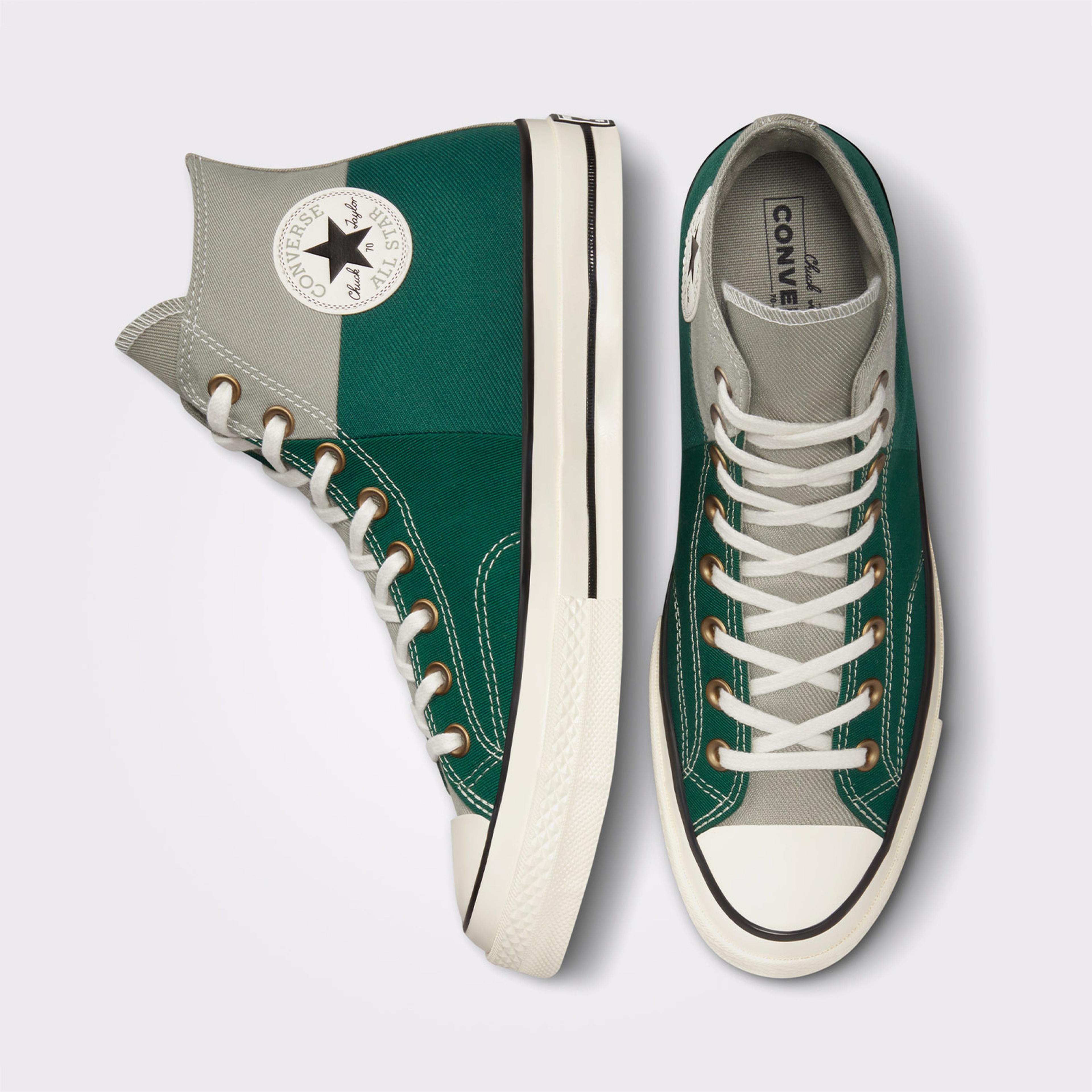 Converse Chuck 70 Colorblocked Unisex Yeşil Sneaker