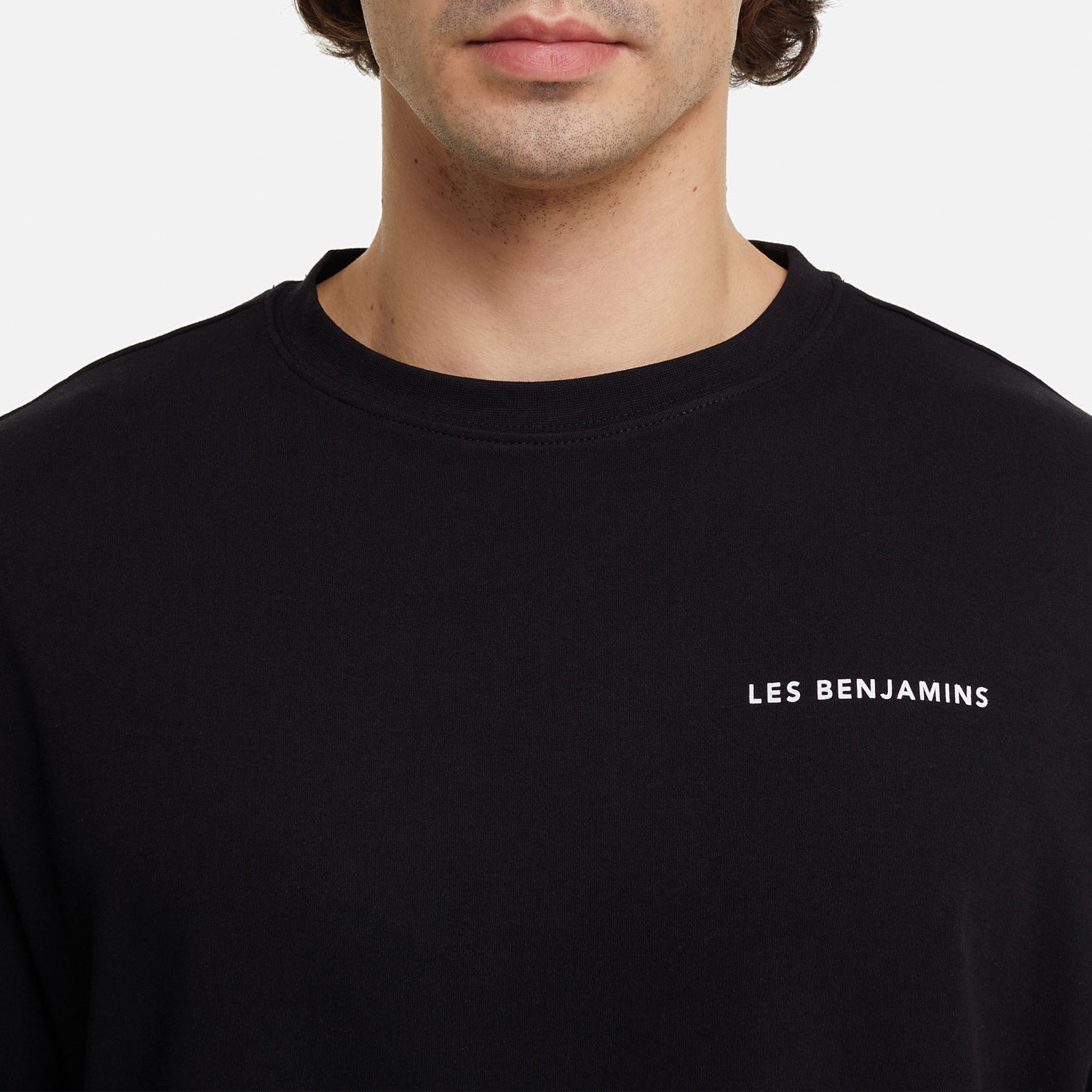 Les Benjamins Core Erkek Siyah T-Shirt