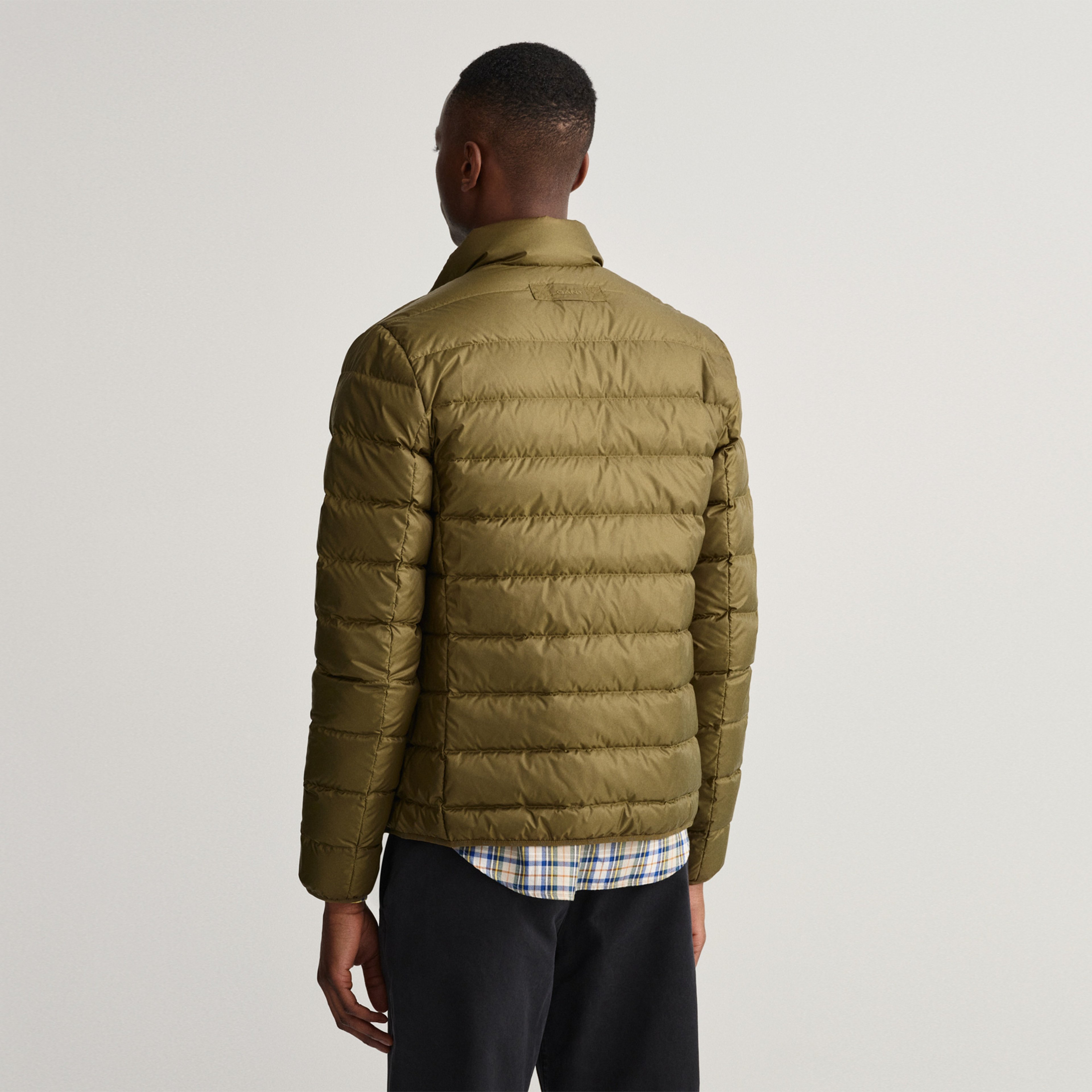Gant Erkek Yeşil Regular Fit Fermuarlı Mont