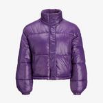 Jack & Jones Jxbeany Shine Puffer Kadın Mor Mont