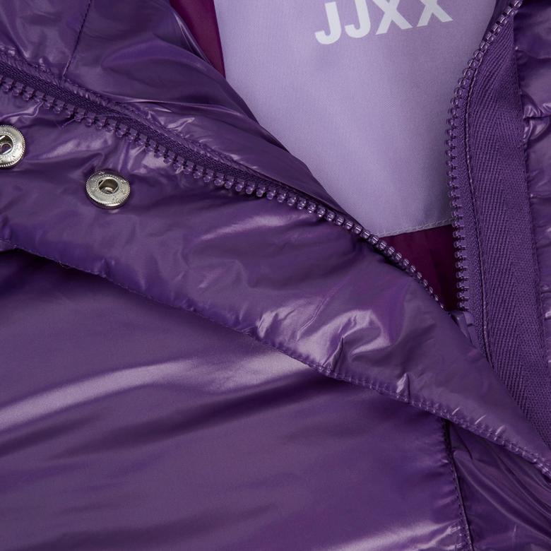 Jack & Jones Jxbeany Shine Puffer Kadın Mor Mont