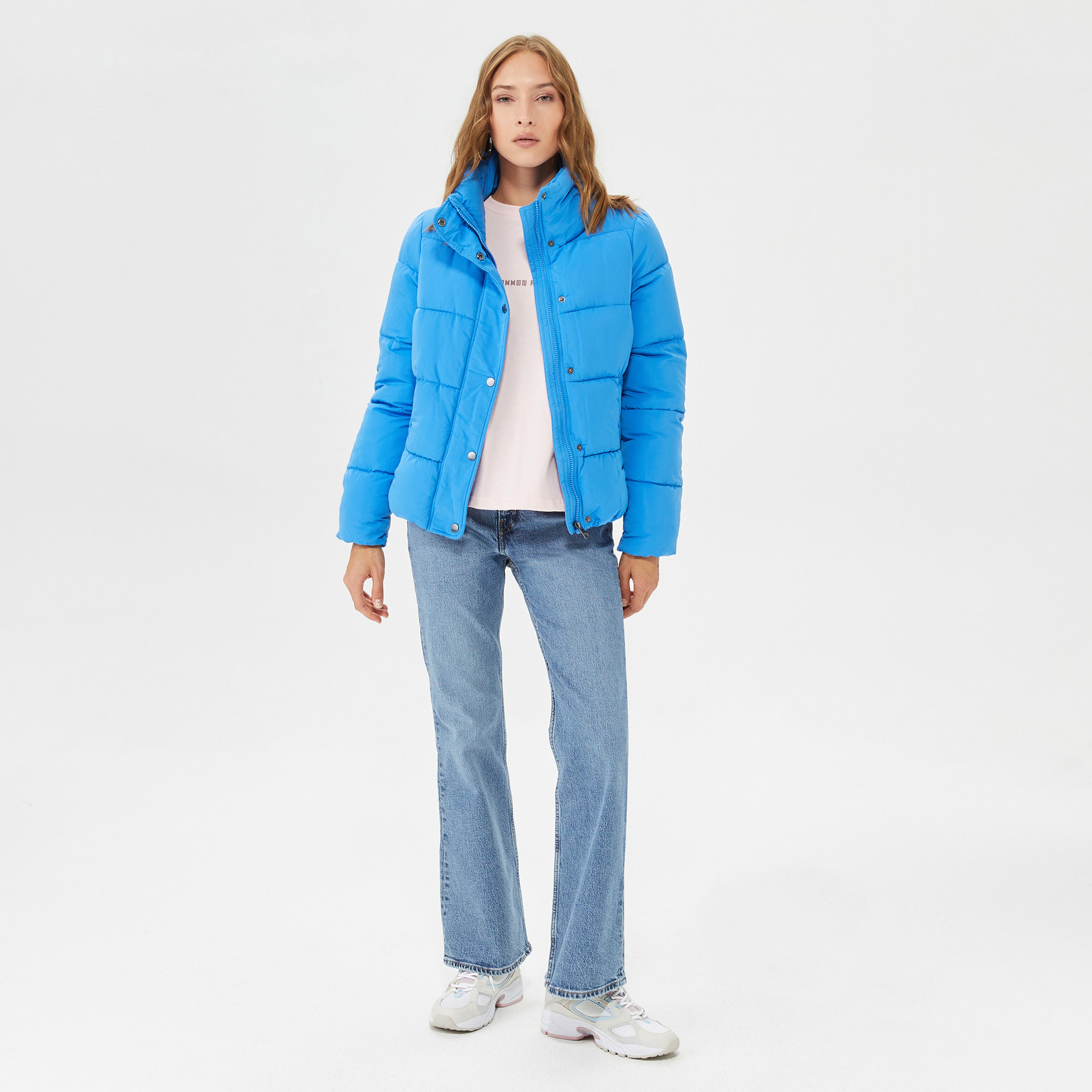 Only Onlcool Puffer Kadın Mavi Mont