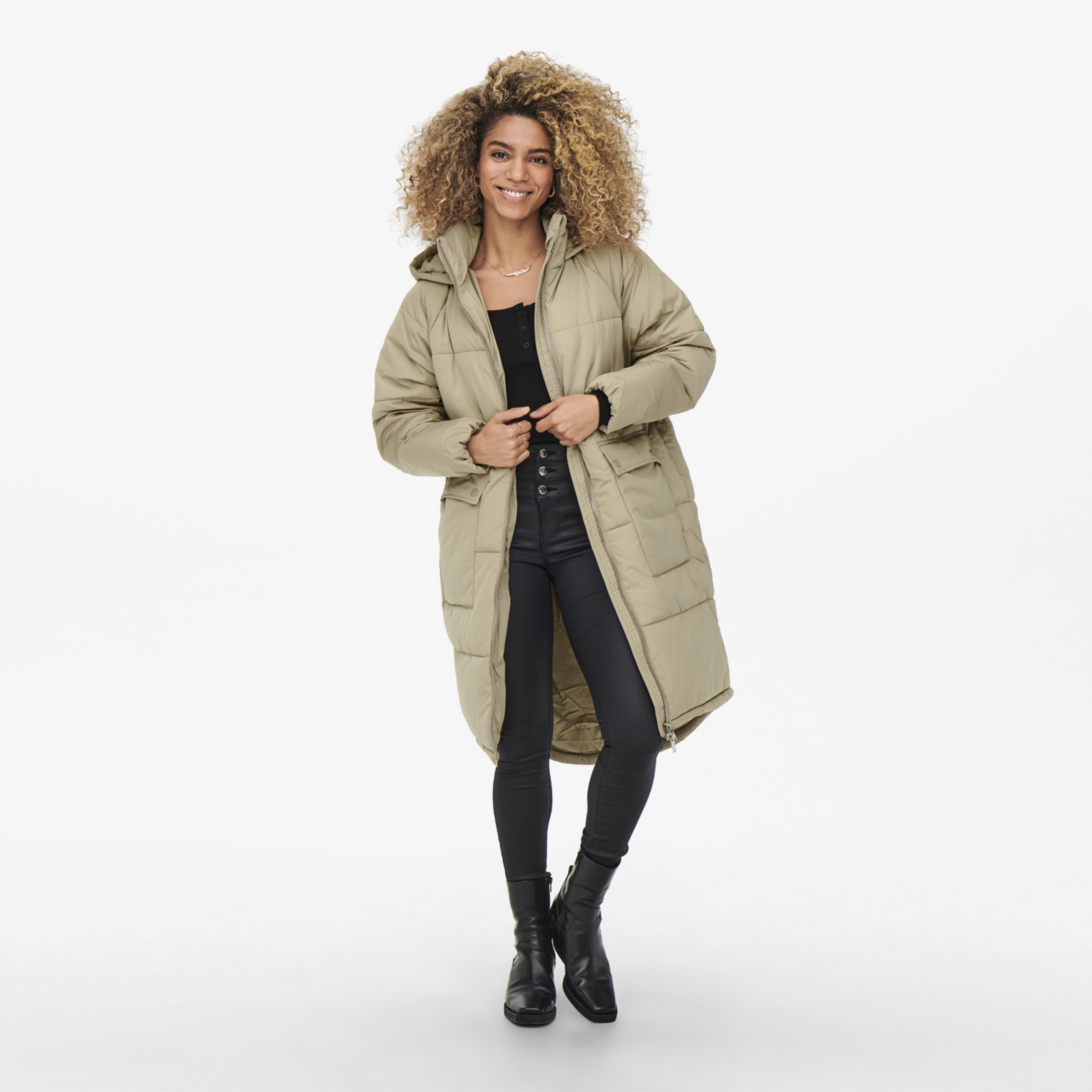 Only Onlgabi Oversized Uzun Kadın Krem Rengi MontS15160167| Occasion