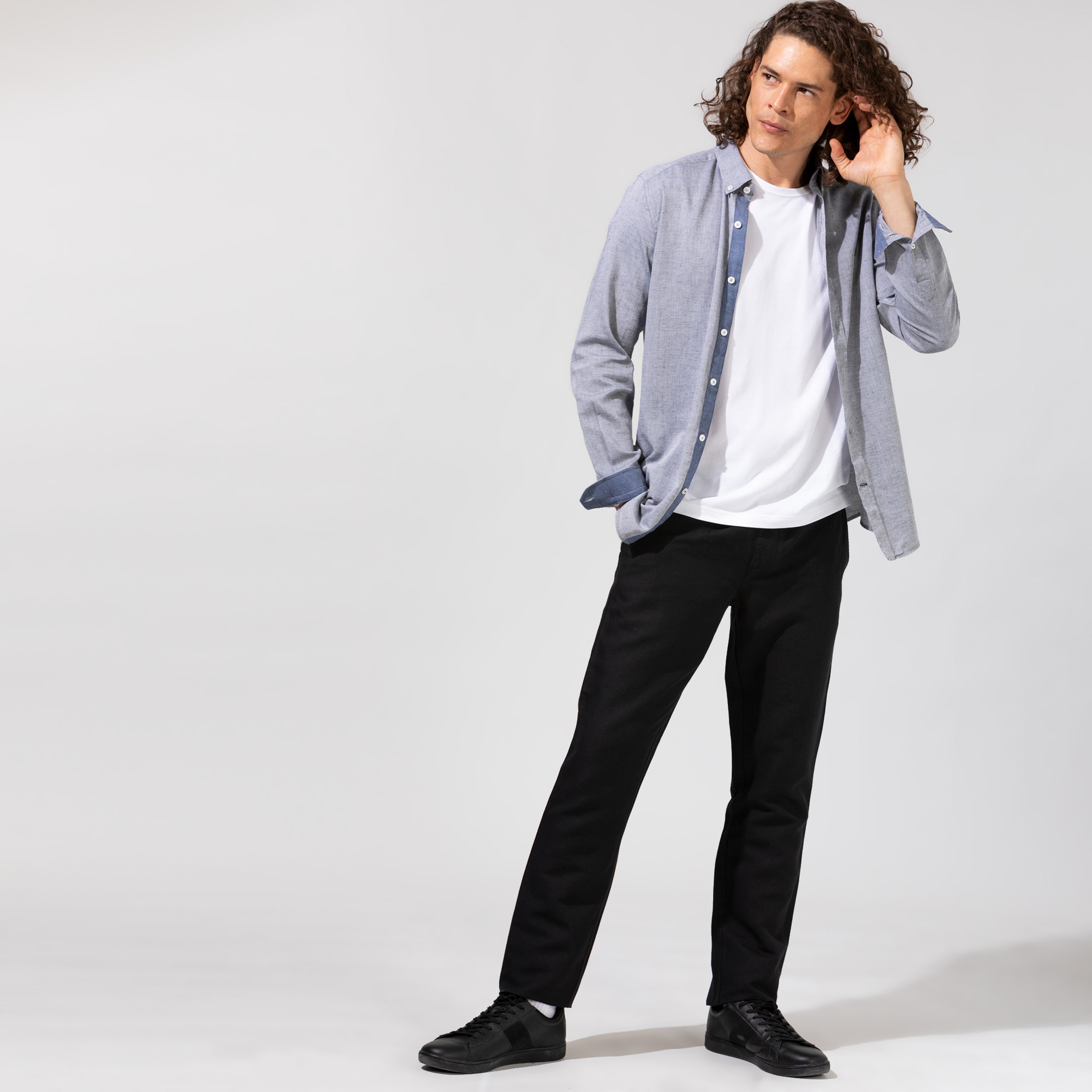 NAUTICA ERKEK SİYAH CLASSIC FIT PANTOLON