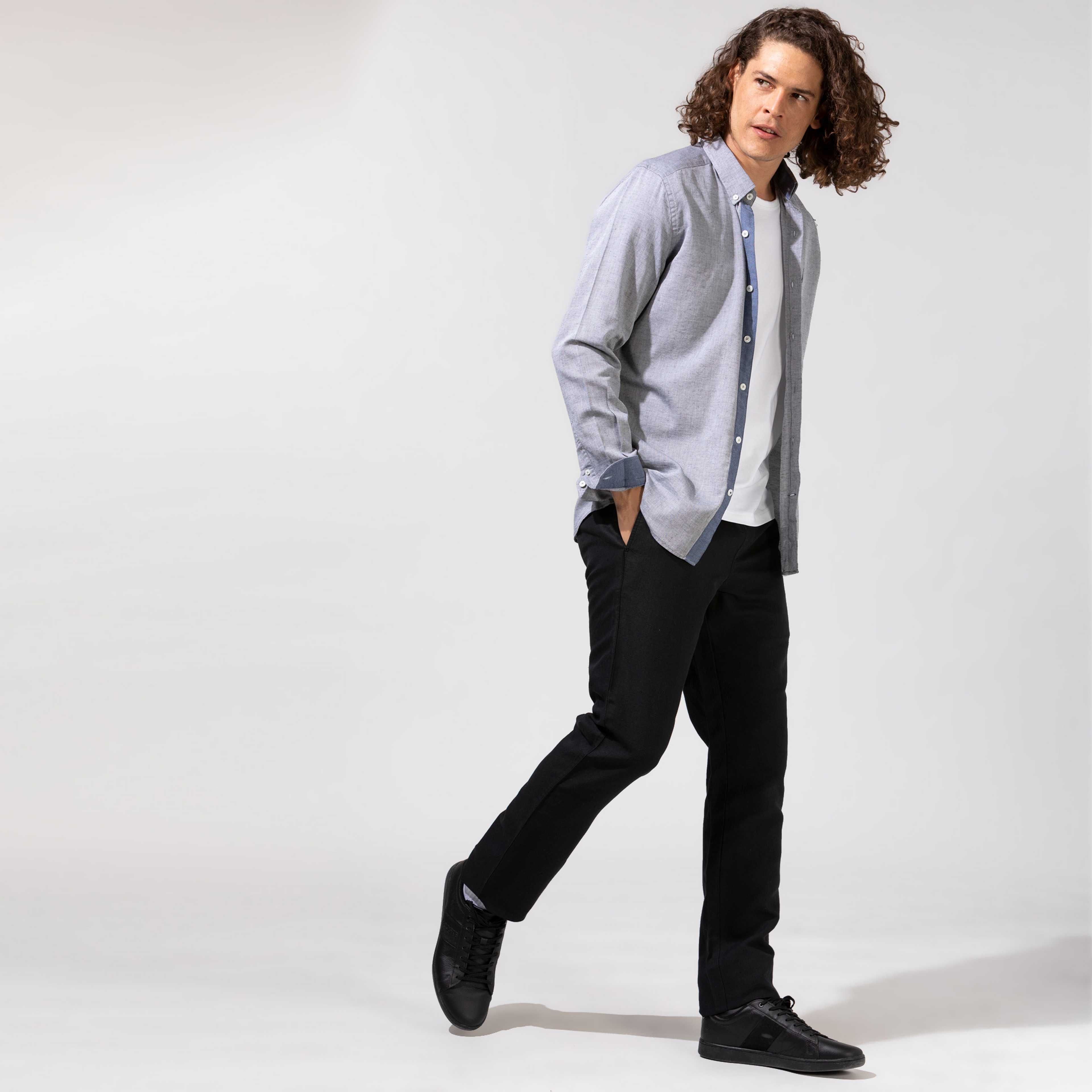 NAUTICA ERKEK SİYAH CLASSIC FIT PANTOLON