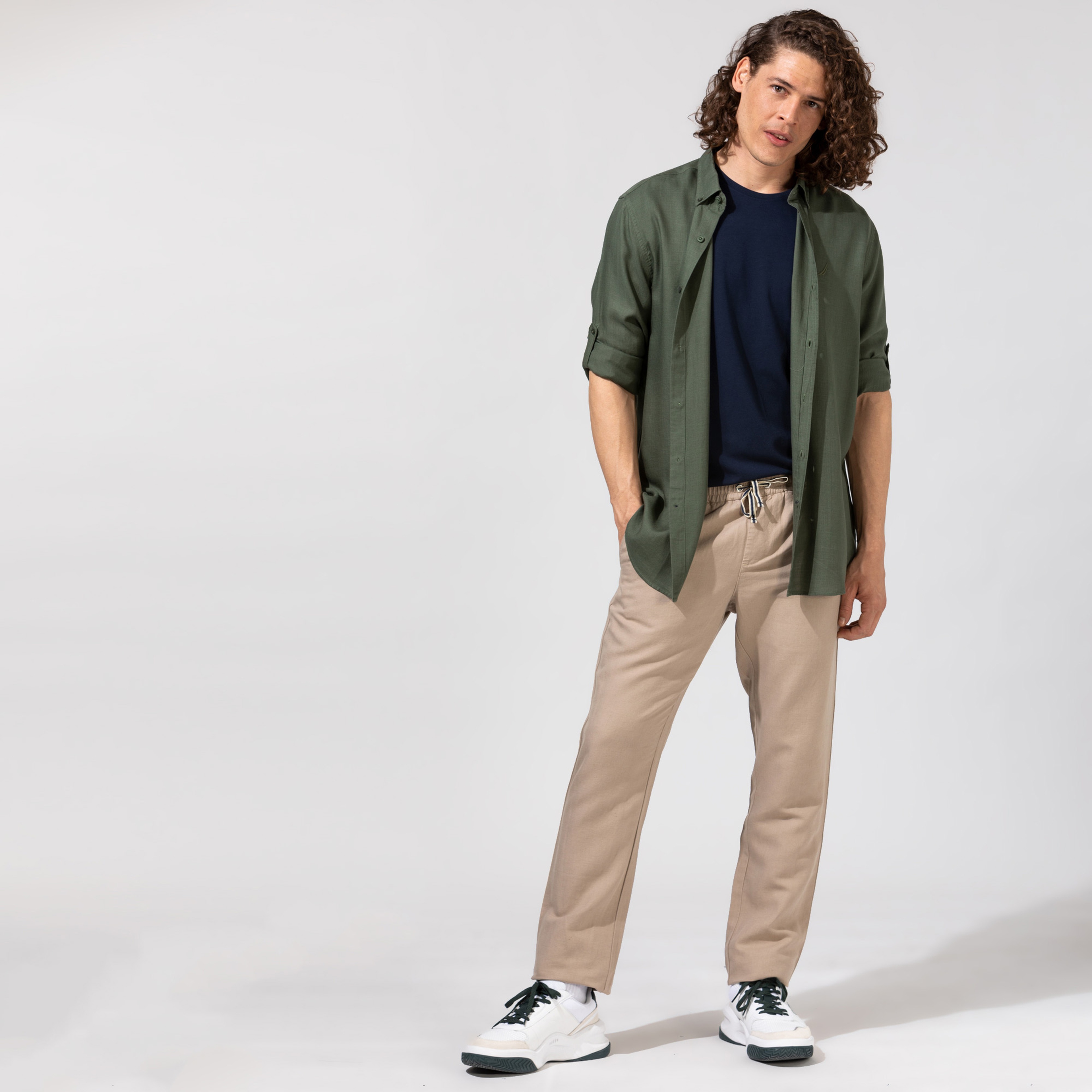 NAUTICA ERKEK BEJ CLASSIC FIT PANTOLON