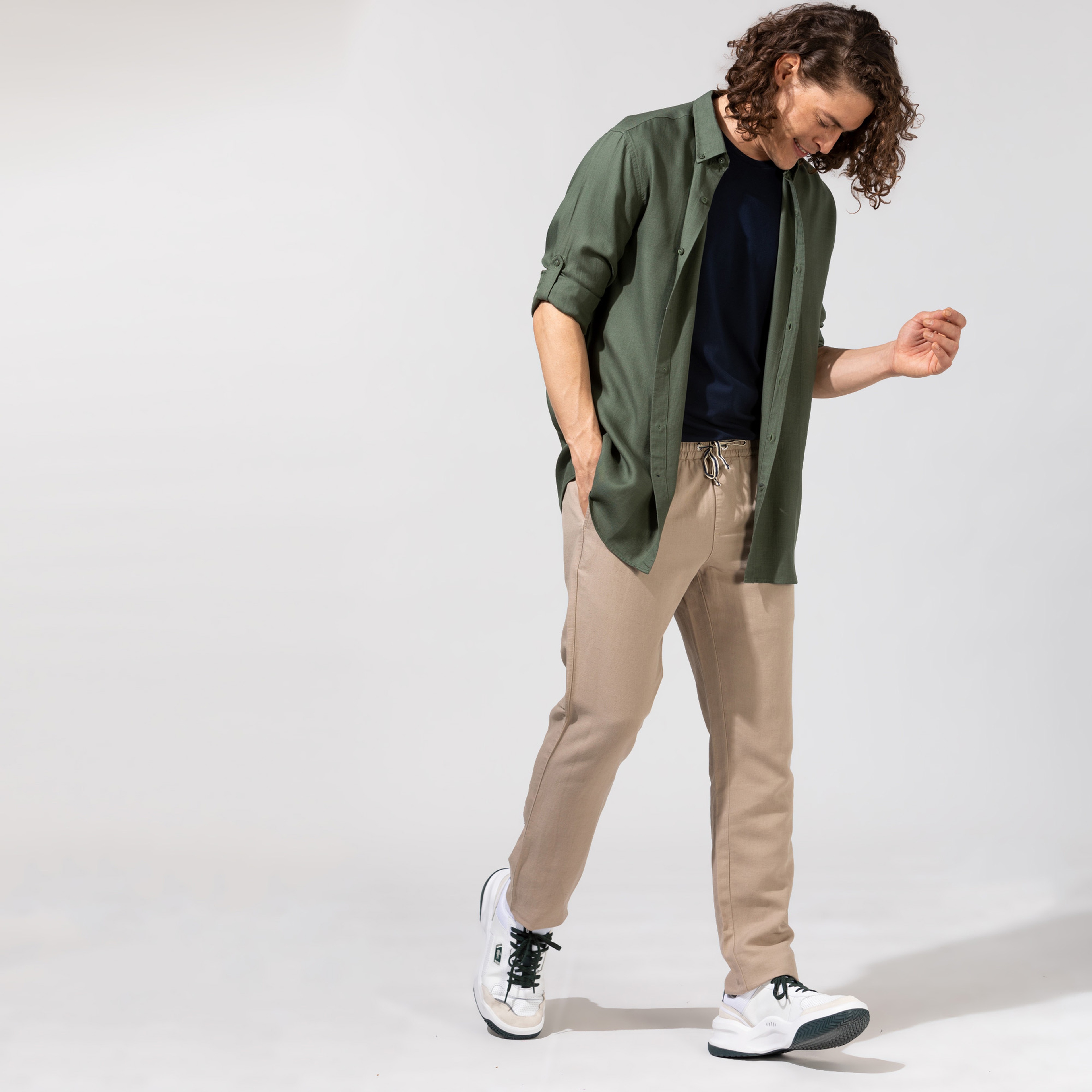 NAUTICA ERKEK BEJ CLASSIC FIT PANTOLON