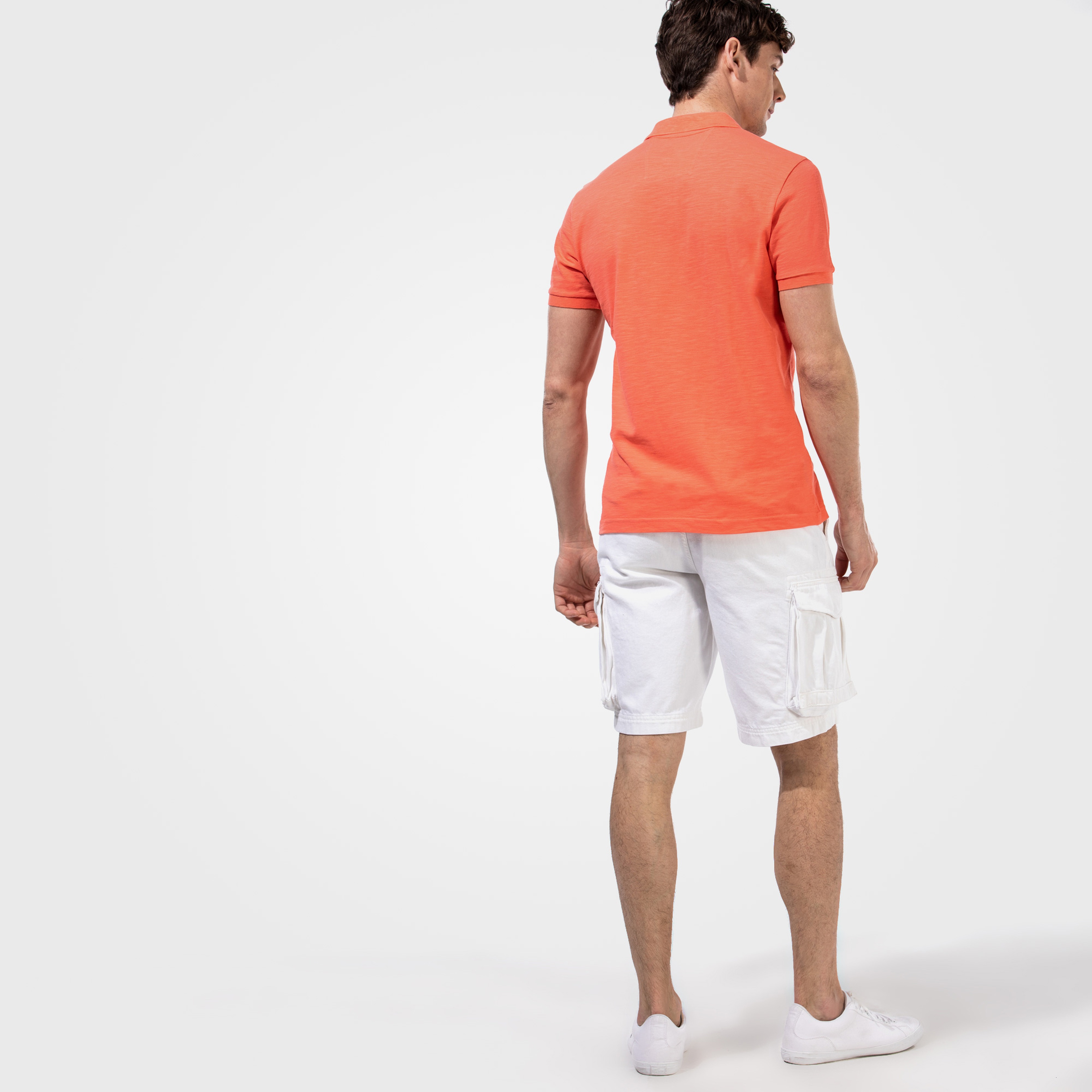 NAUTICA ERKEK BEYAZ BERMUDA ŞORT