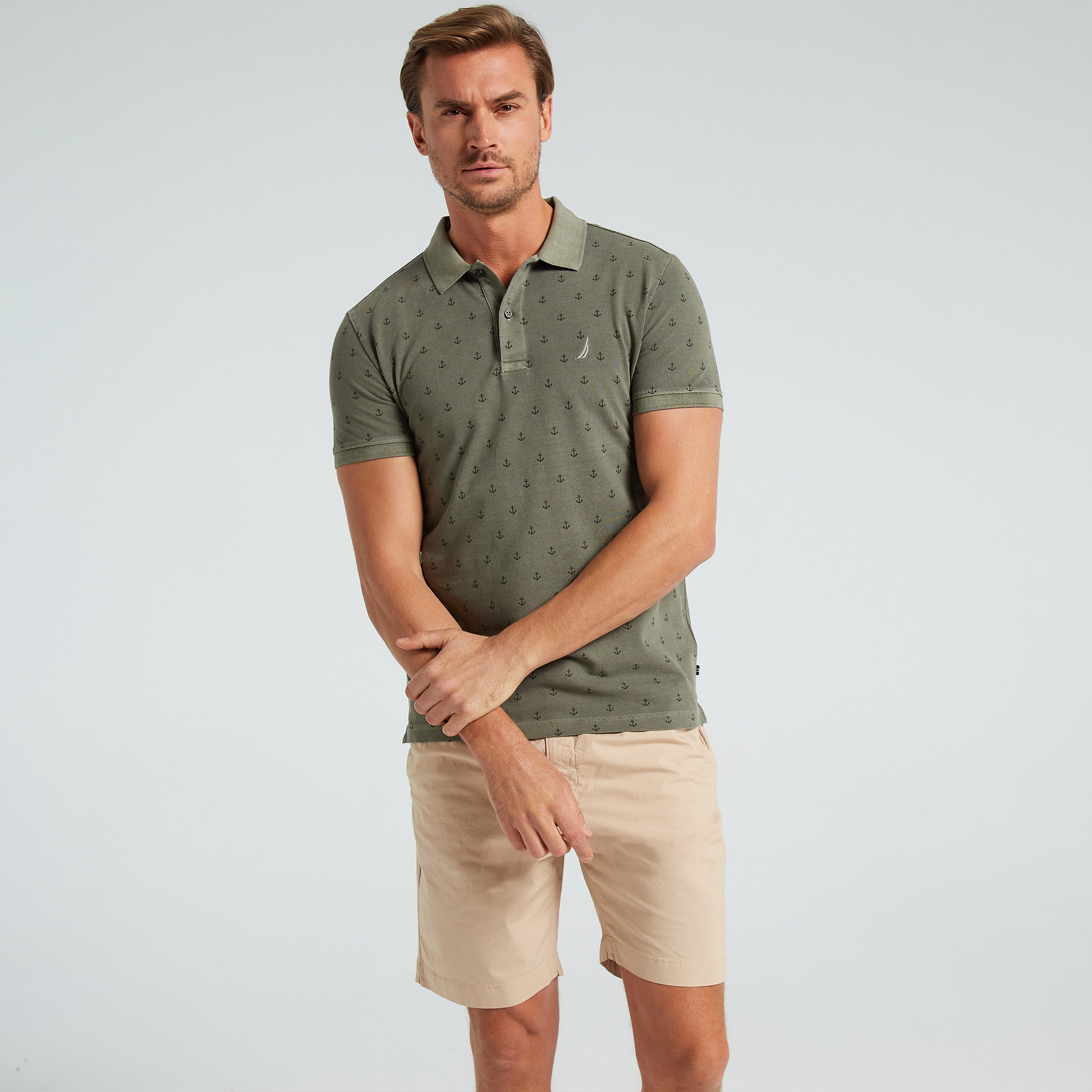 NAUTICA ERKEK YEŞİL SLIM FIT POLO
