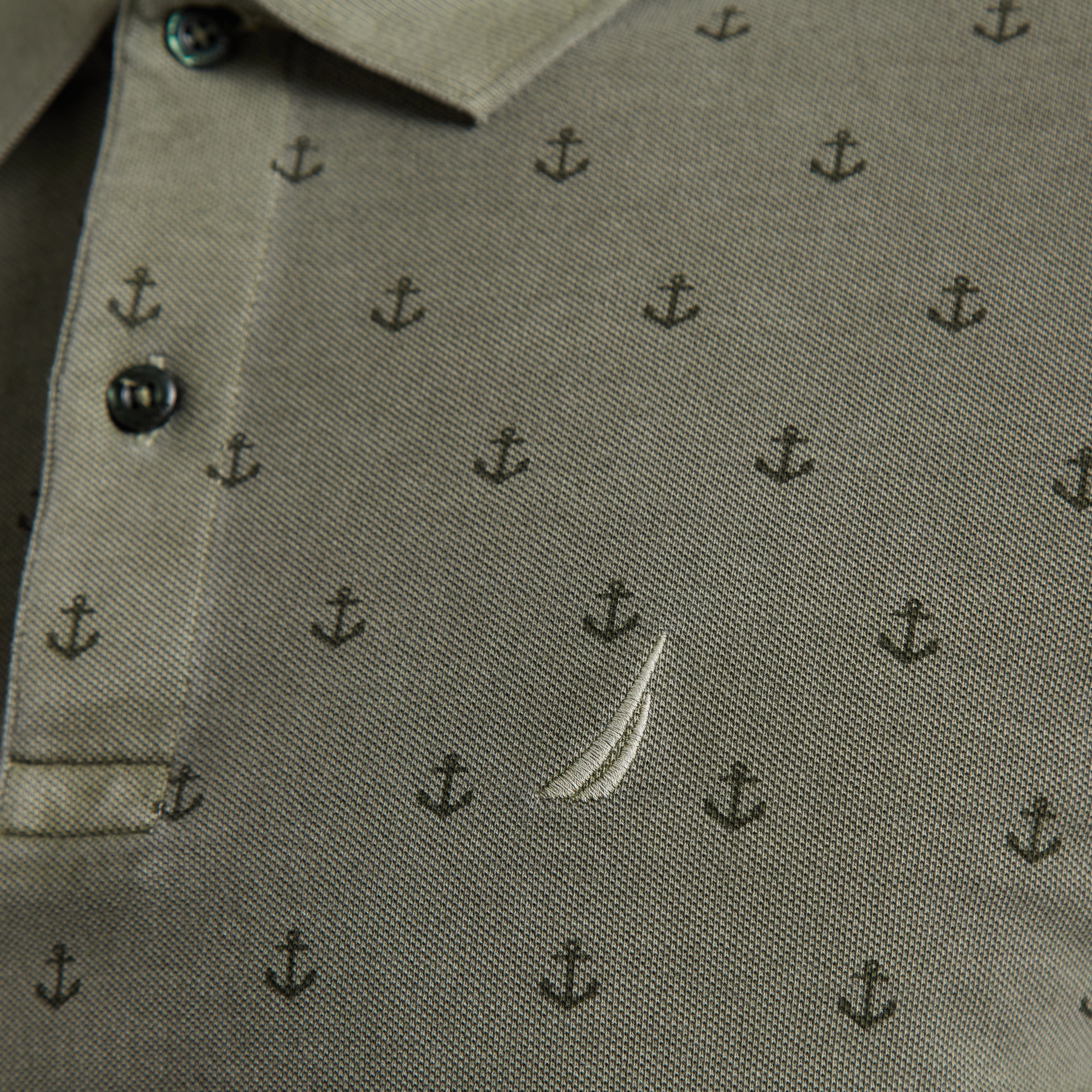 NAUTICA ERKEK YEŞİL SLIM FIT POLO
