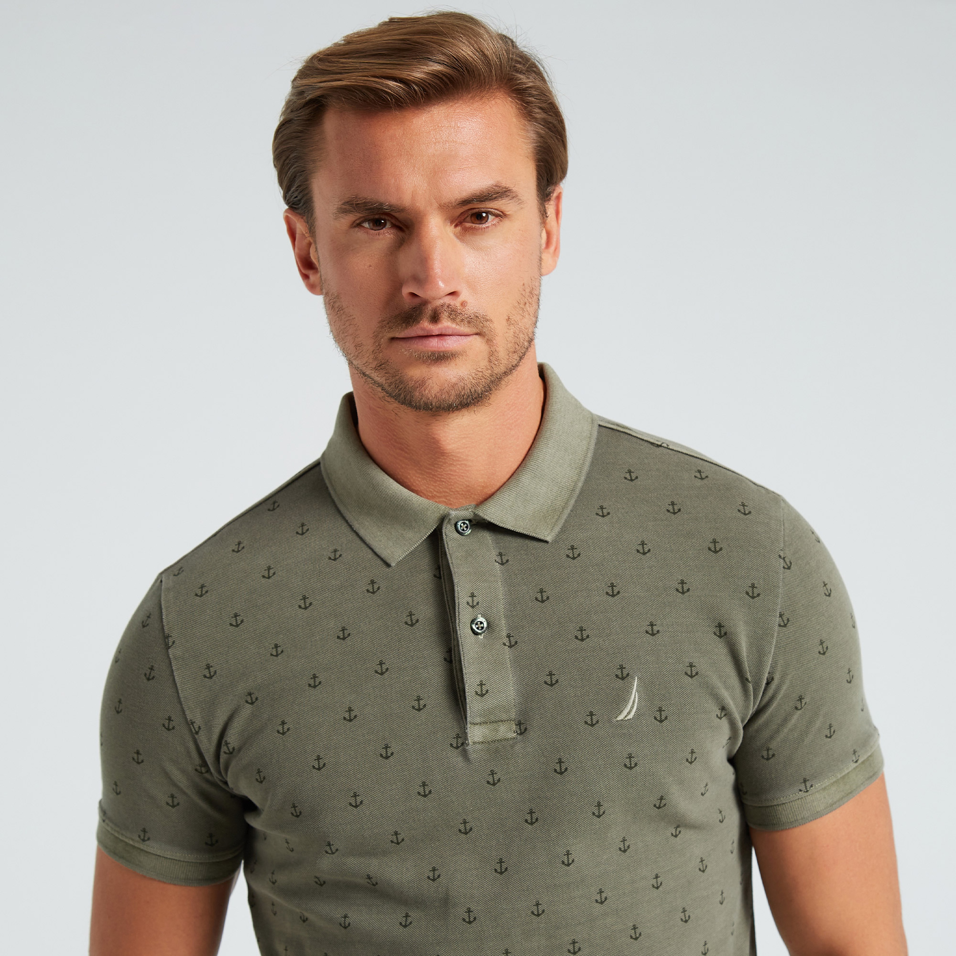 NAUTICA ERKEK YEŞİL SLIM FIT POLO