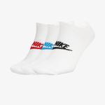 Nike Sportswear Everyday Essential 3'lü Unisex Beyaz Çorap
