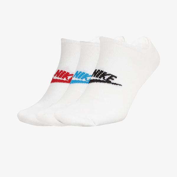 Nike Sportswear Everyday Essential 3'lü Unisex Beyaz Çorap