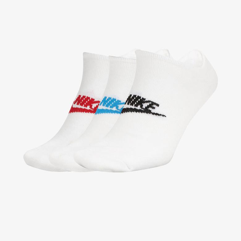Nike Sportswear Everyday Essential 3'lü Unisex Beyaz Çorap