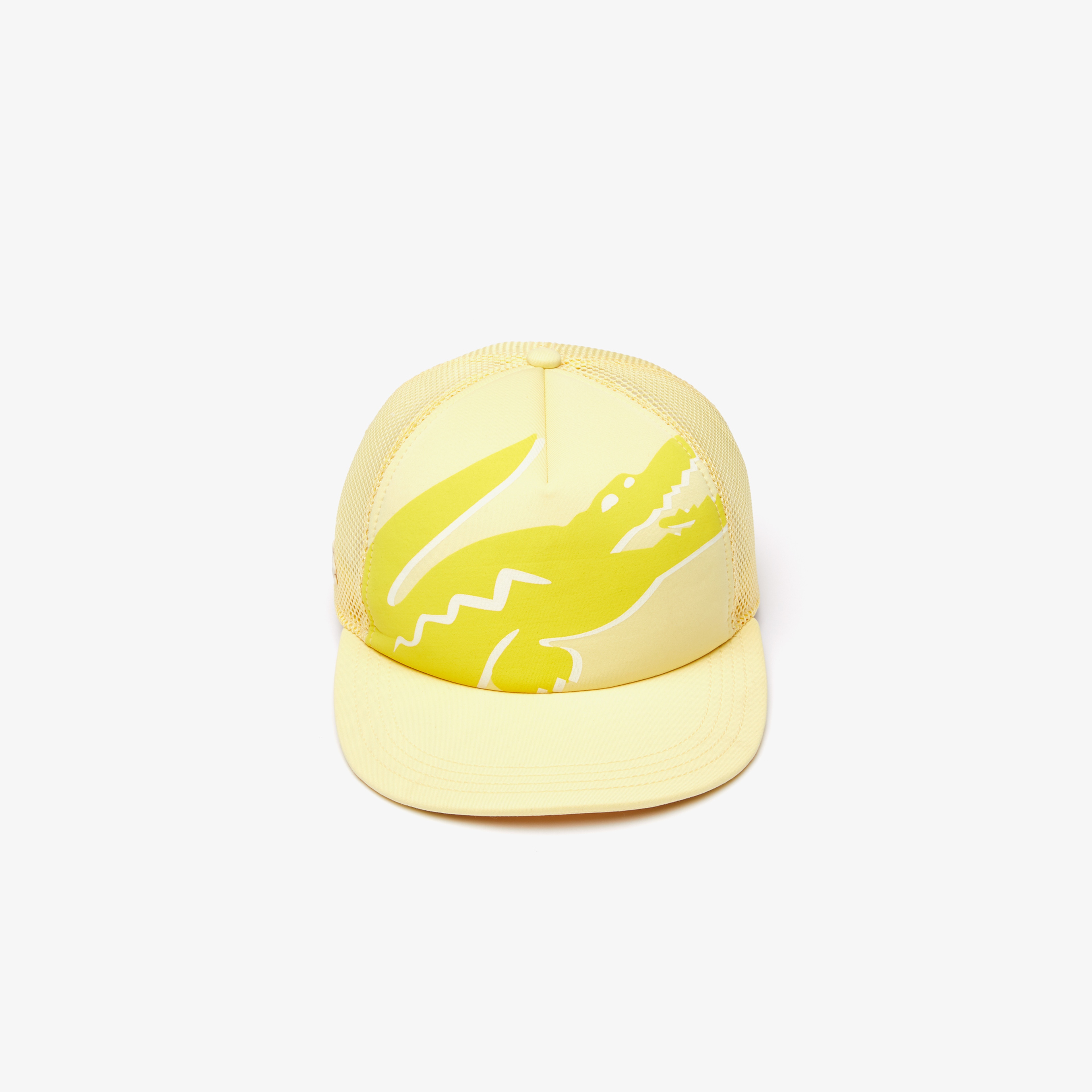 Lacoste Unisex Baskılı Sarı Şapka