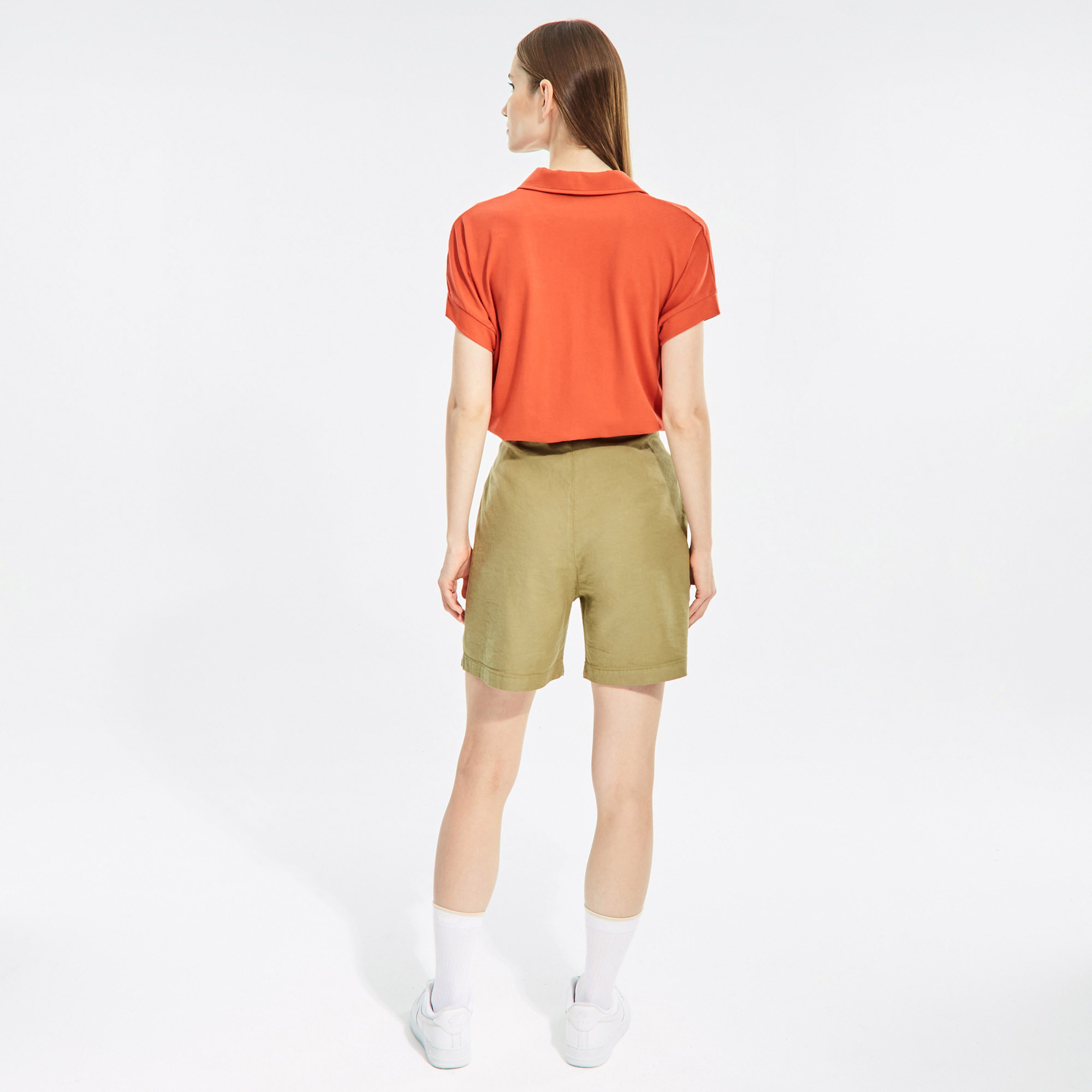 NAUTICA KADIN YEŞİL STANDART FIT ŞORT