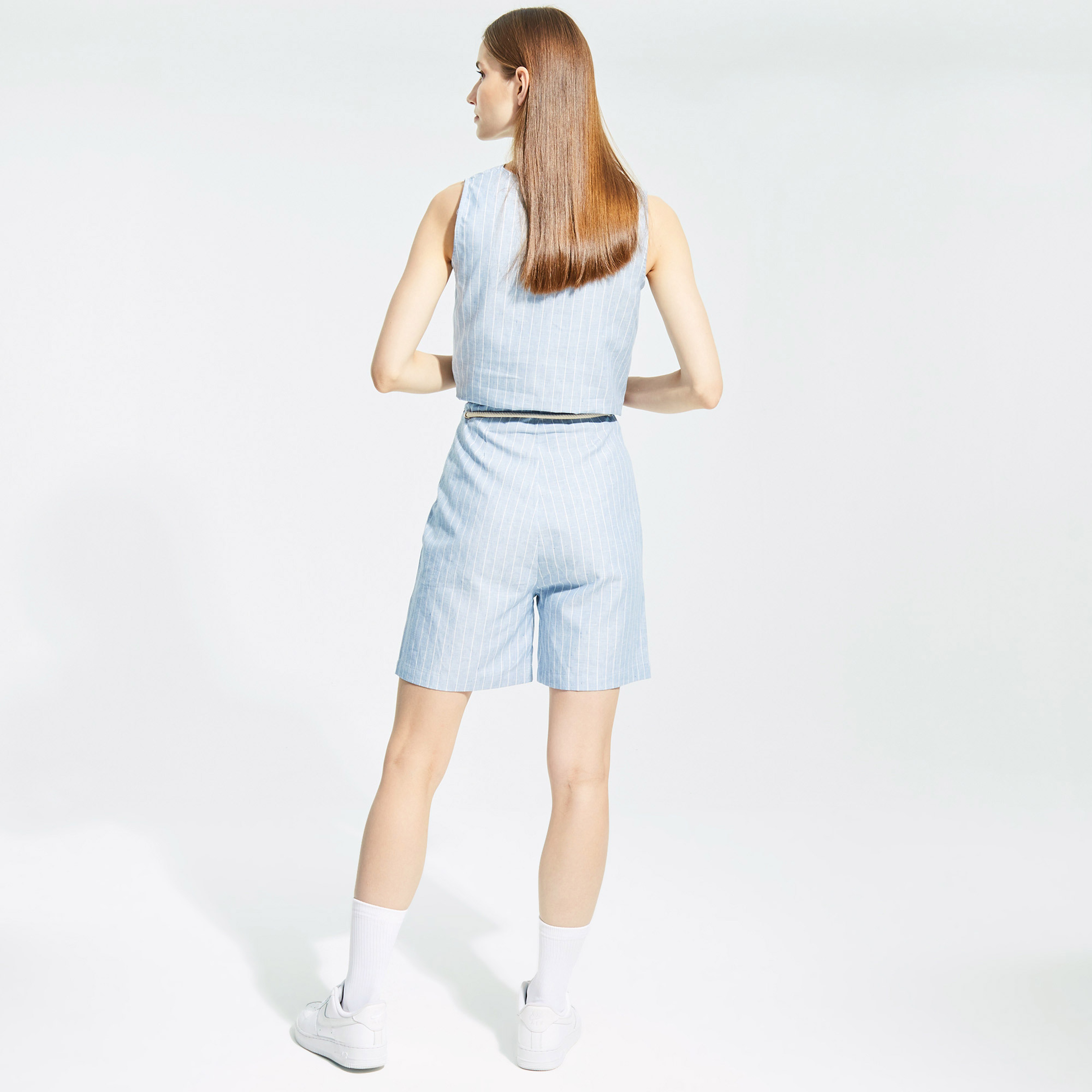 NAUTICA KADIN MAVİ STANDART FIT ŞORT