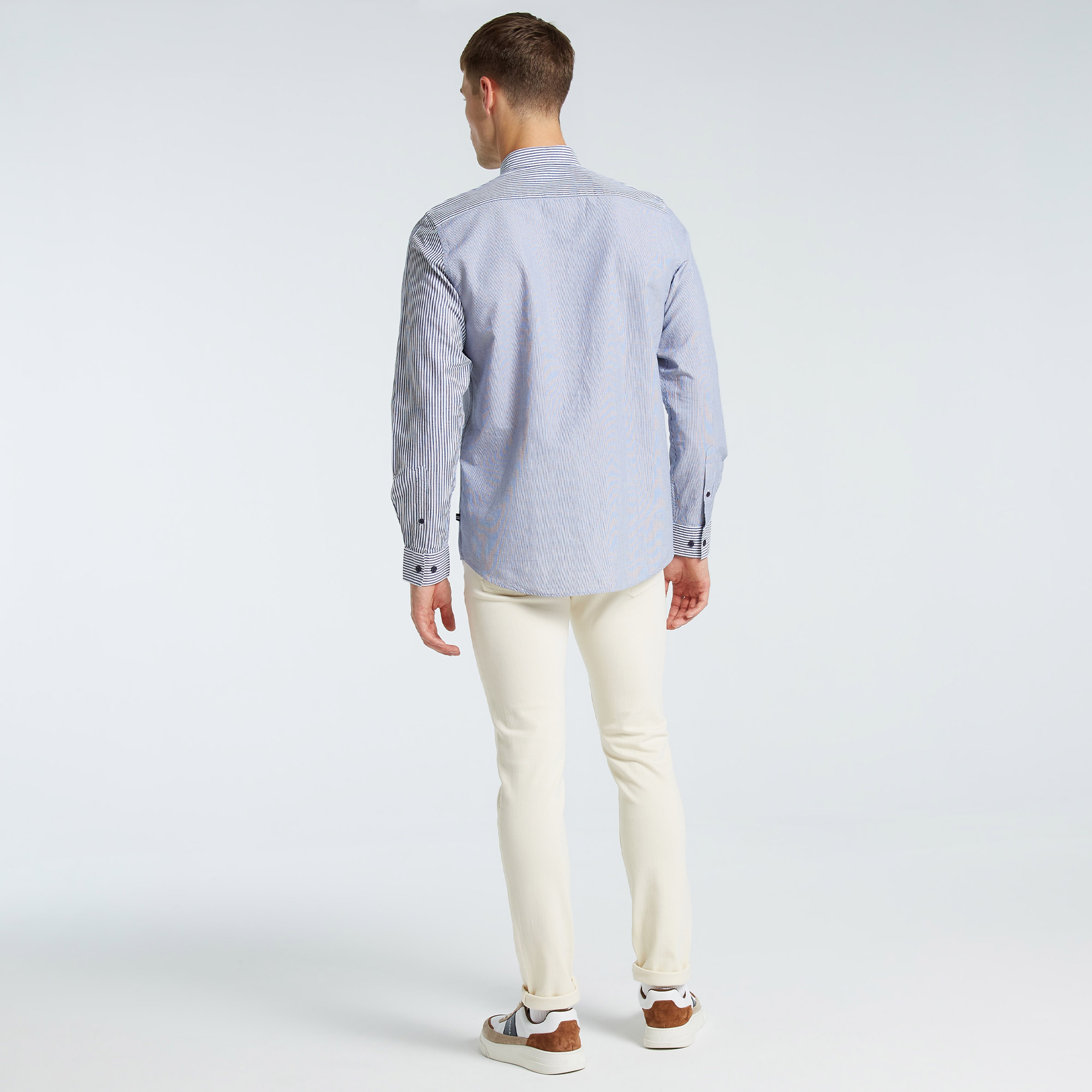 NAUTICA ERKEK LACİVERT CLASSIC FIT UZUN KOLLU GÖMLEK