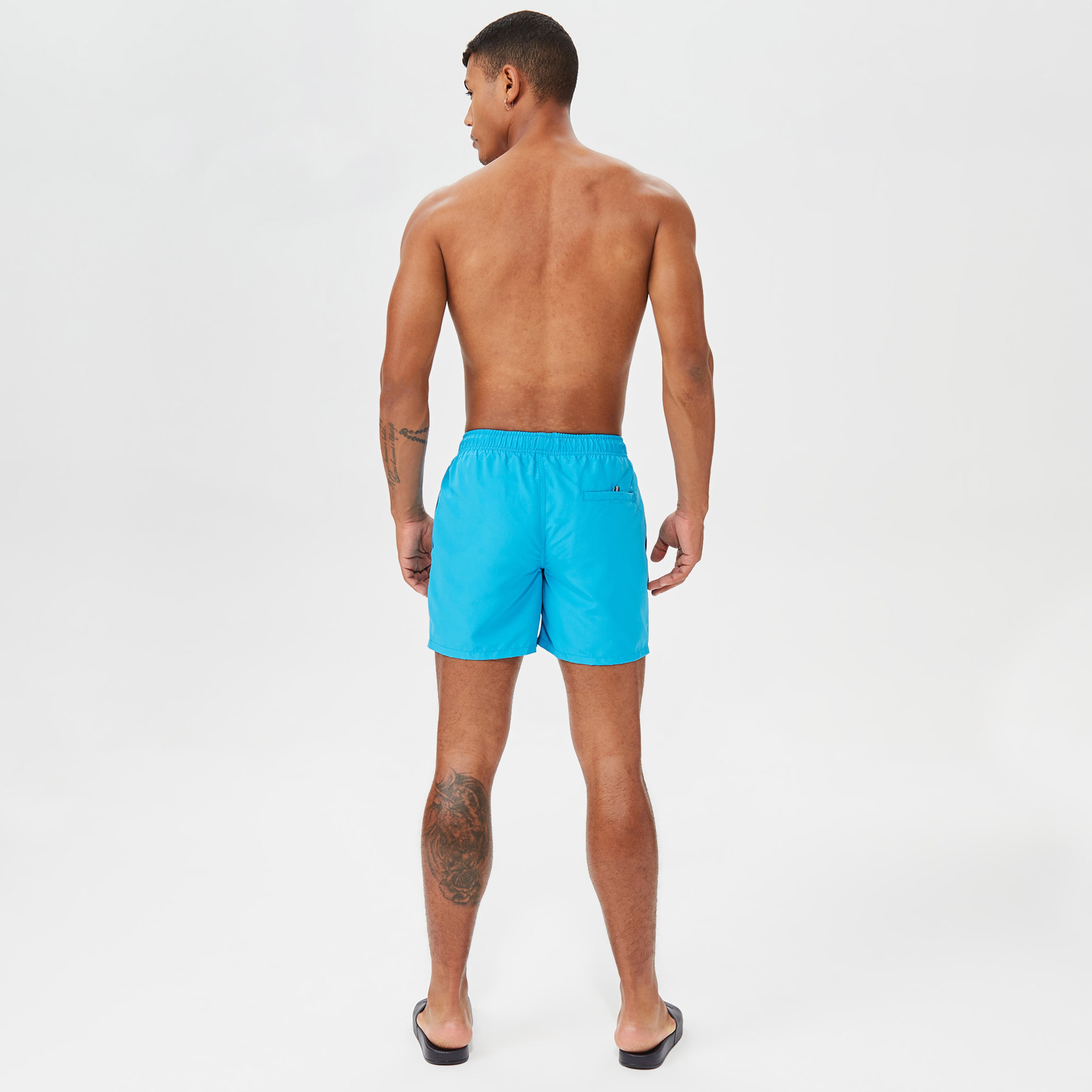 NAUTICA ERKEK MAVİ STANDART FIT MAYO ŞORT