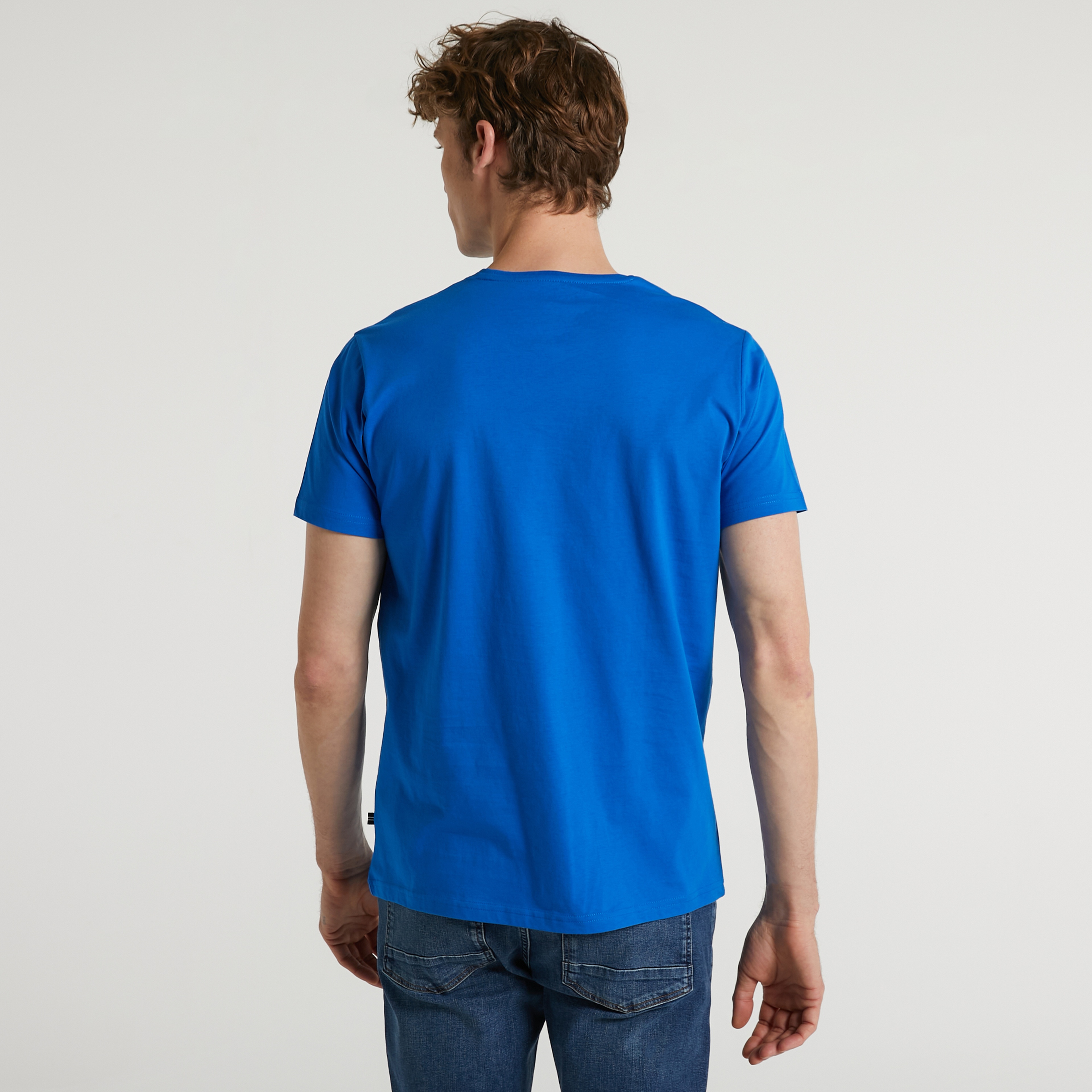 Nautica Standart Fit Erkek Mavi T-shirt