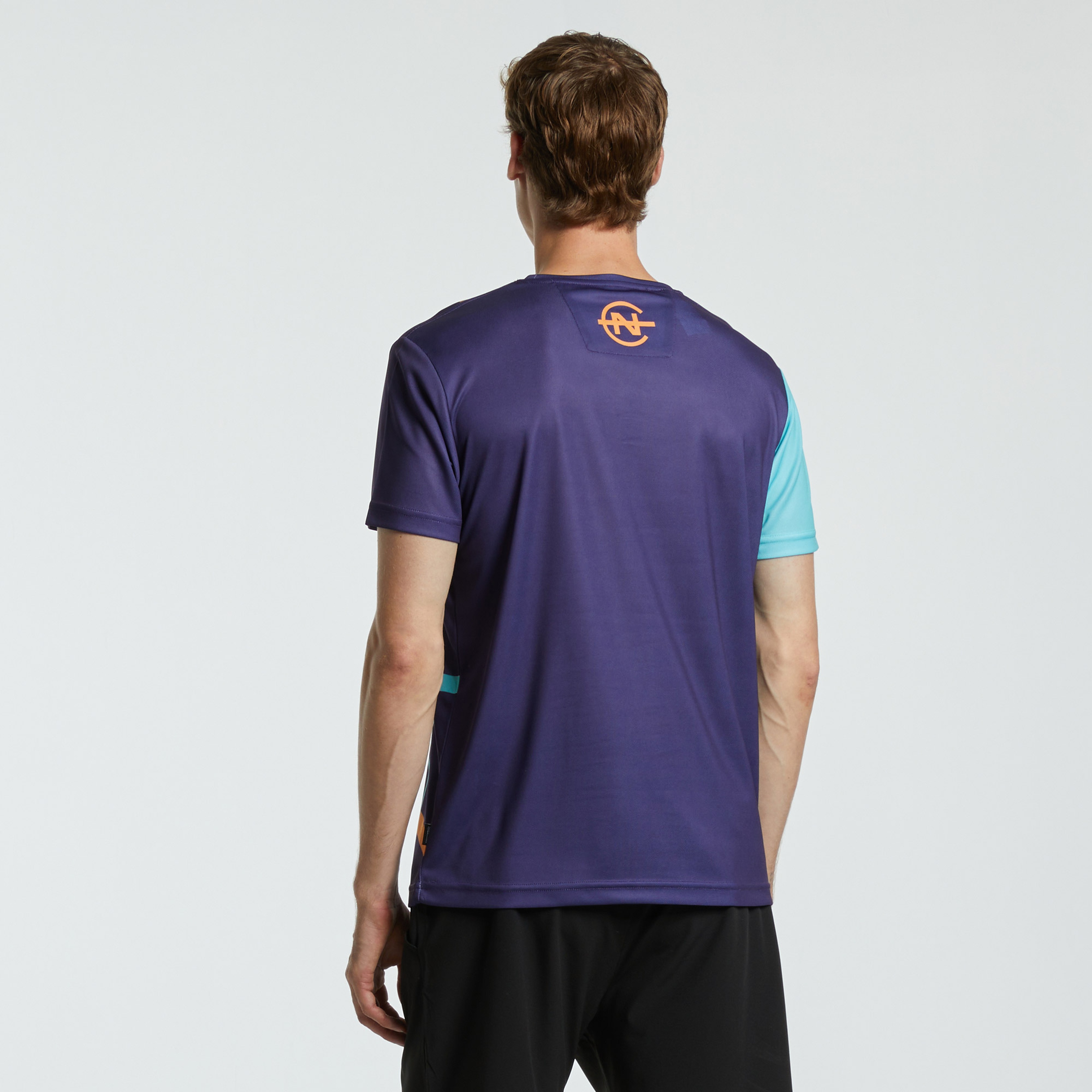 Nautica Erkek Mor Oversize Kısa Kollu T-Shirt