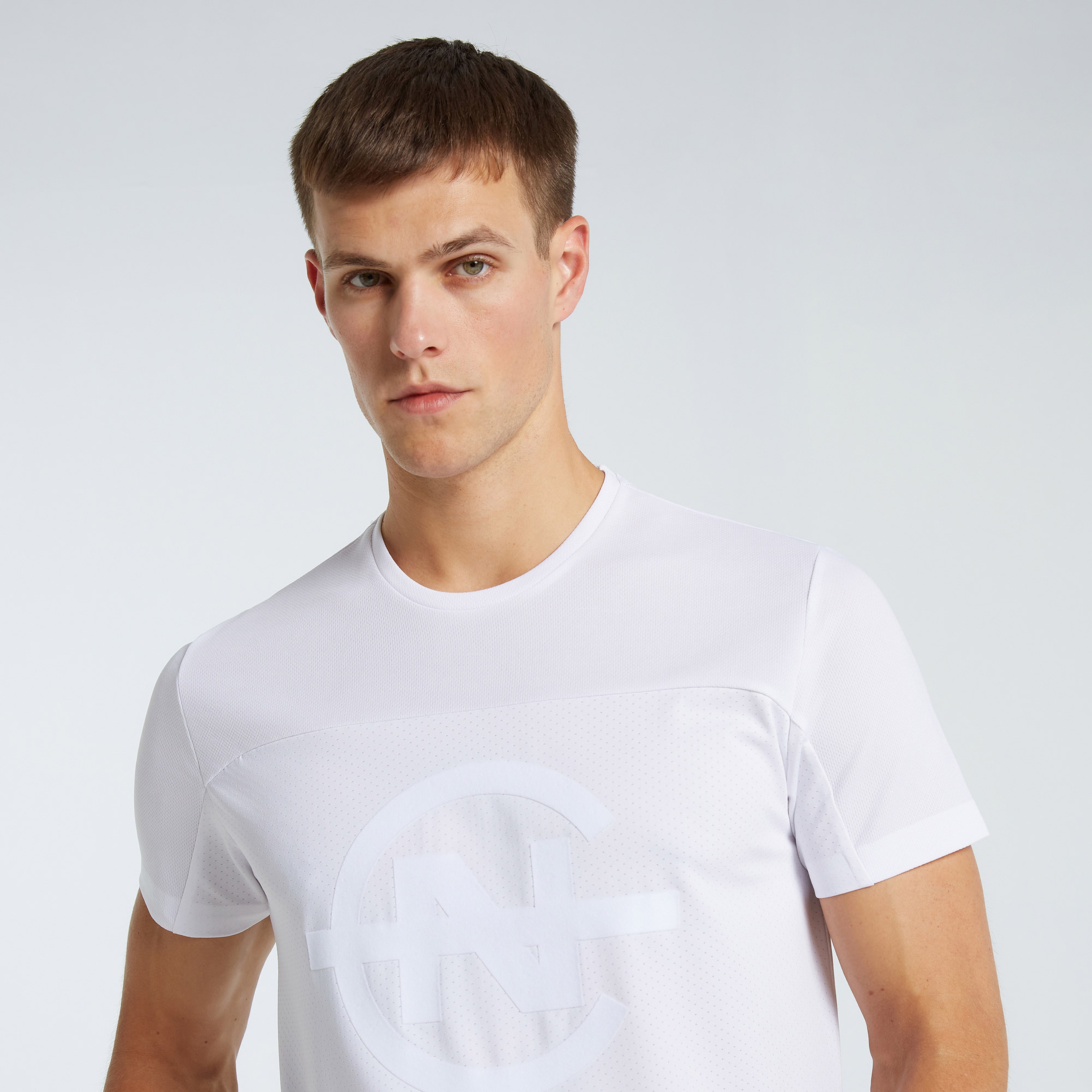 NAUTICA ERKEK BEYAZ STANDART FIT KISA KOLLU T-SHIRT