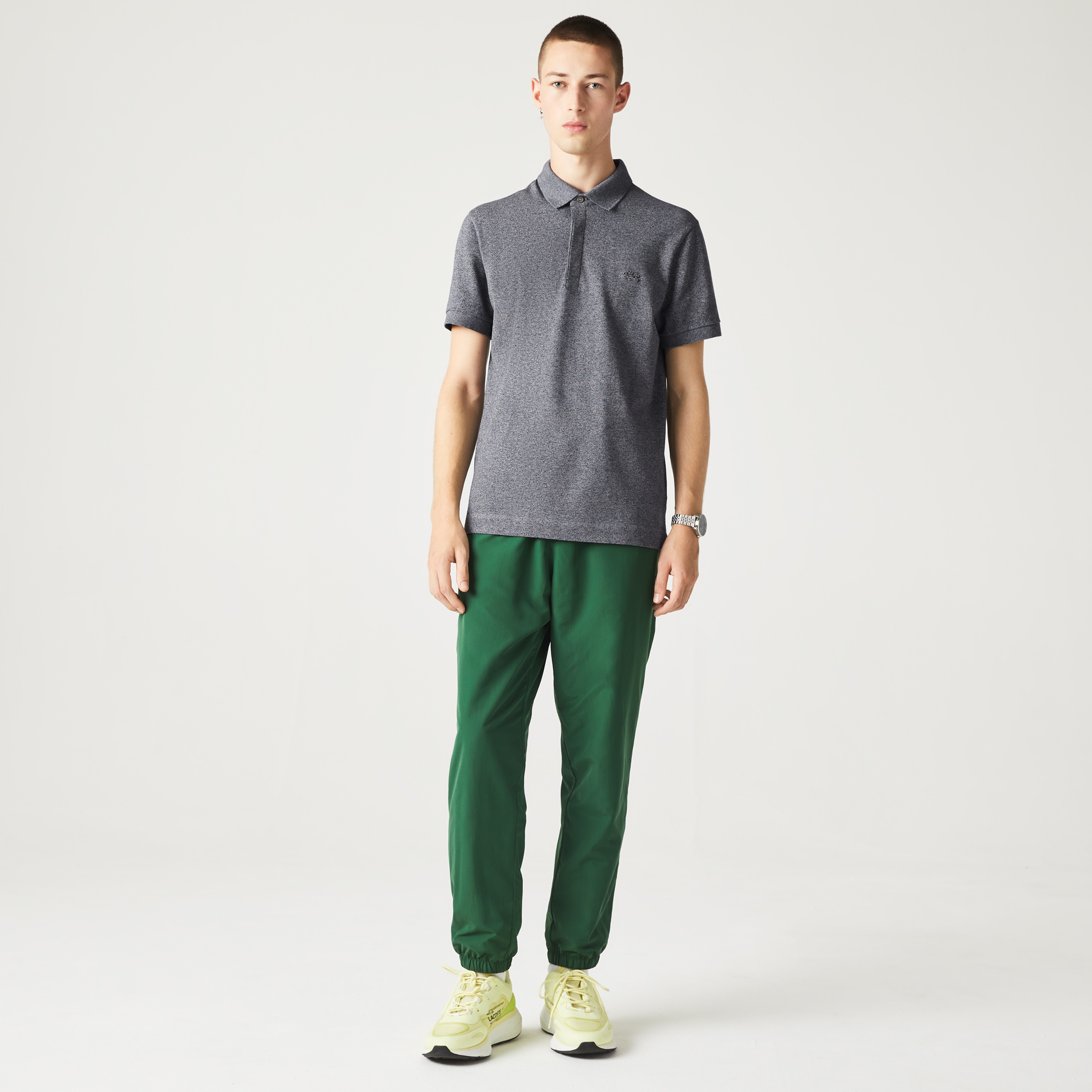 Lacoste Erkek Regular Fit Koyu Gri Paris Polo