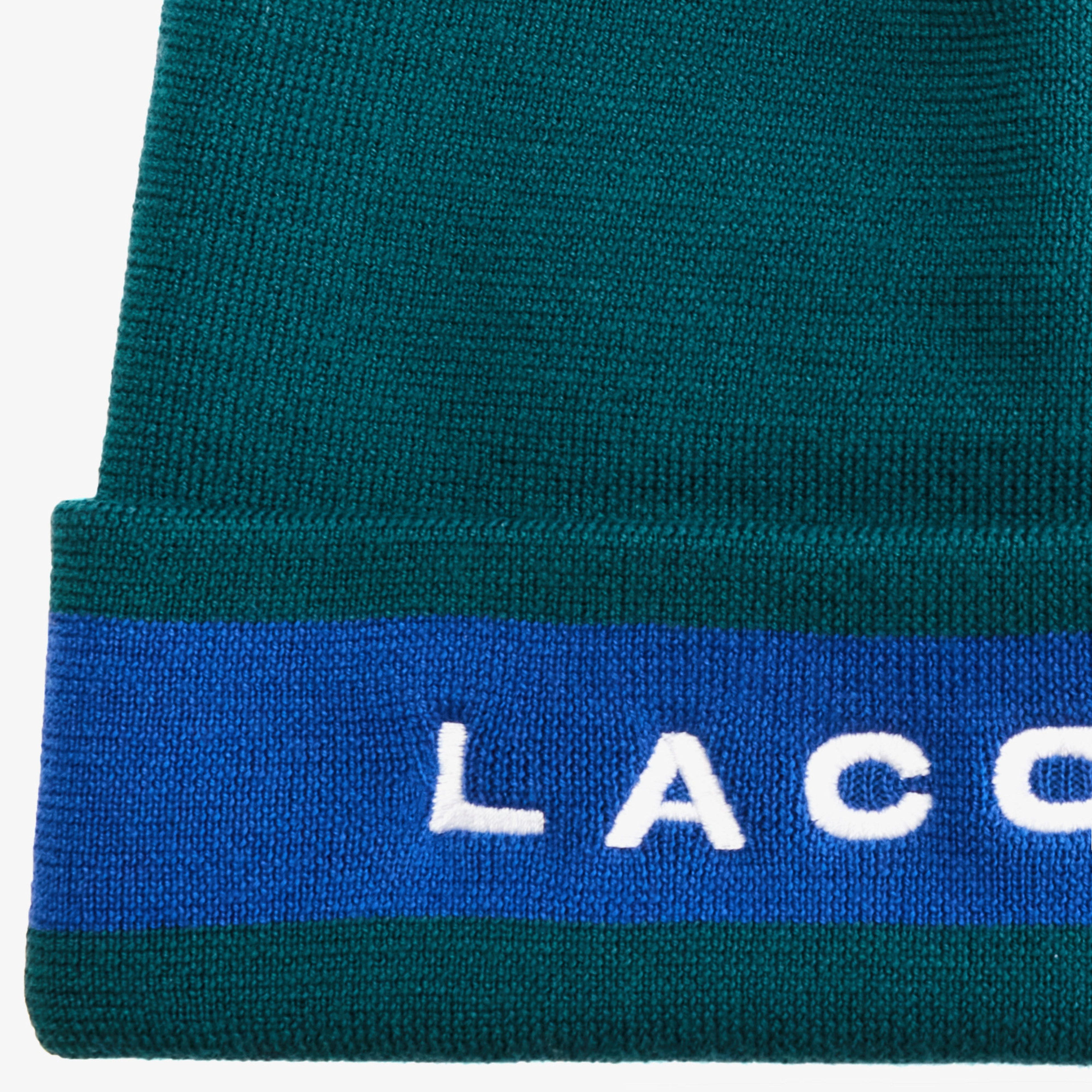 Lacoste Erkek Yün Yeşil Bere