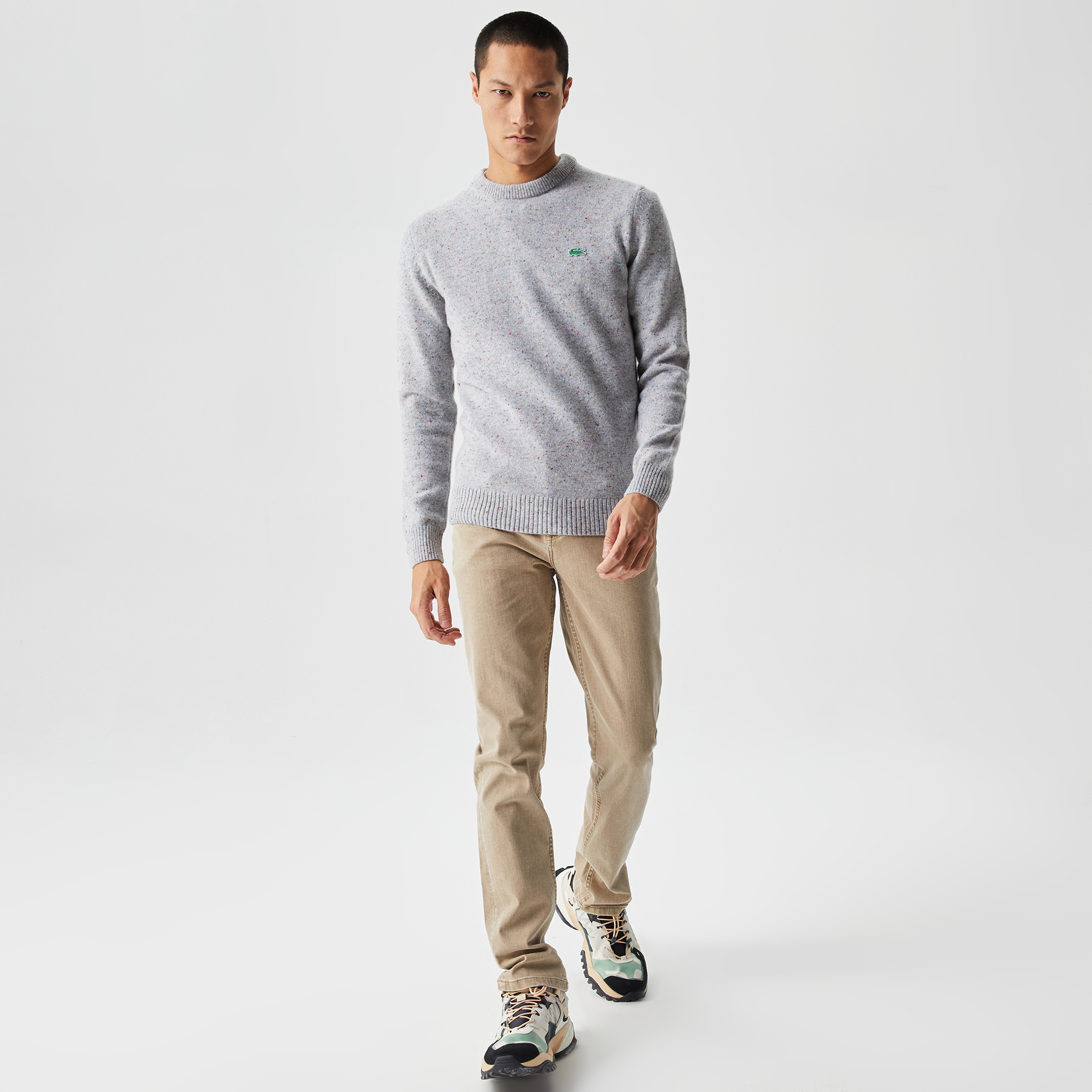 Lacoste Erkek Regular Fit Denim Yeşil Pantolon