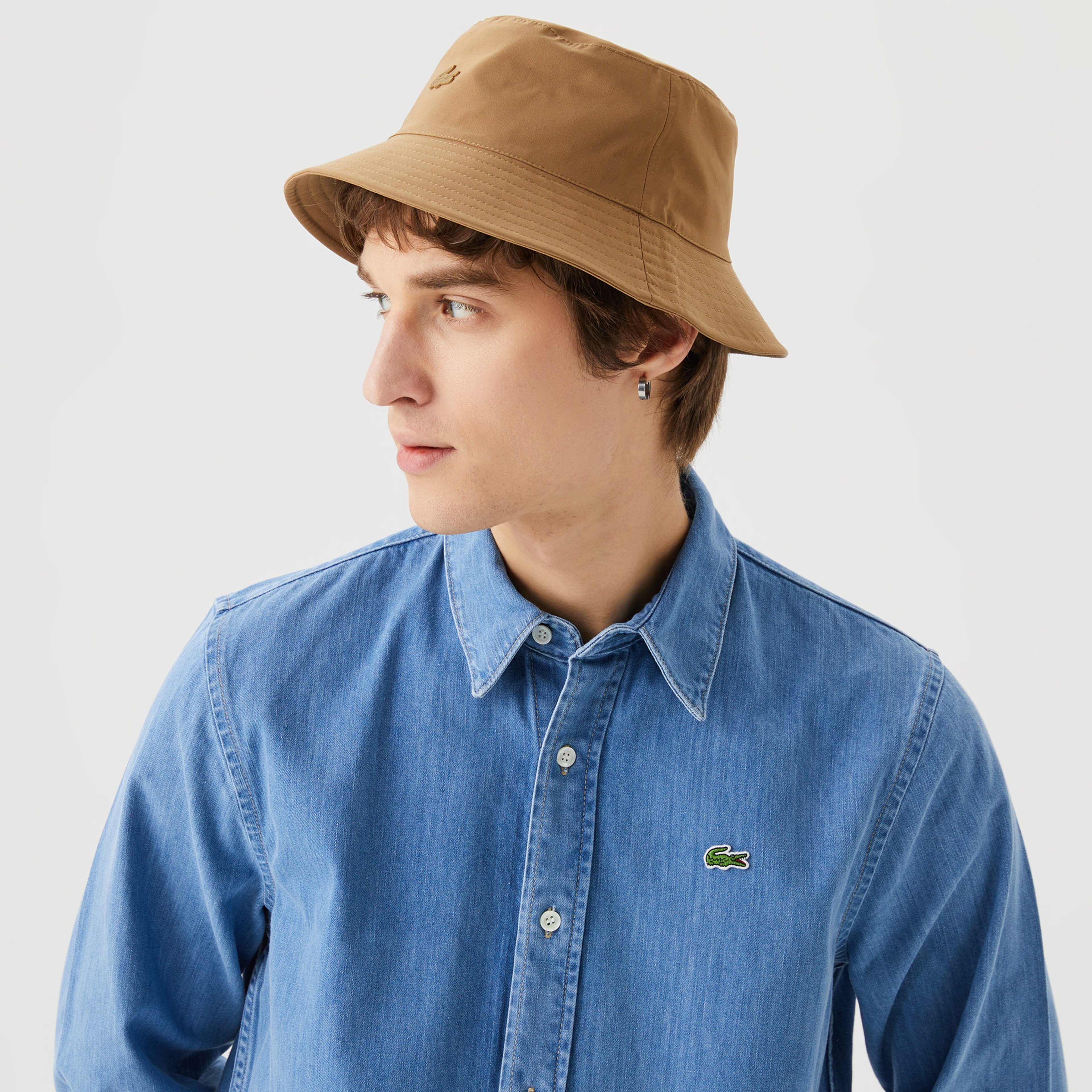 Erkek Regular Fit Denim Mavi Gömlek