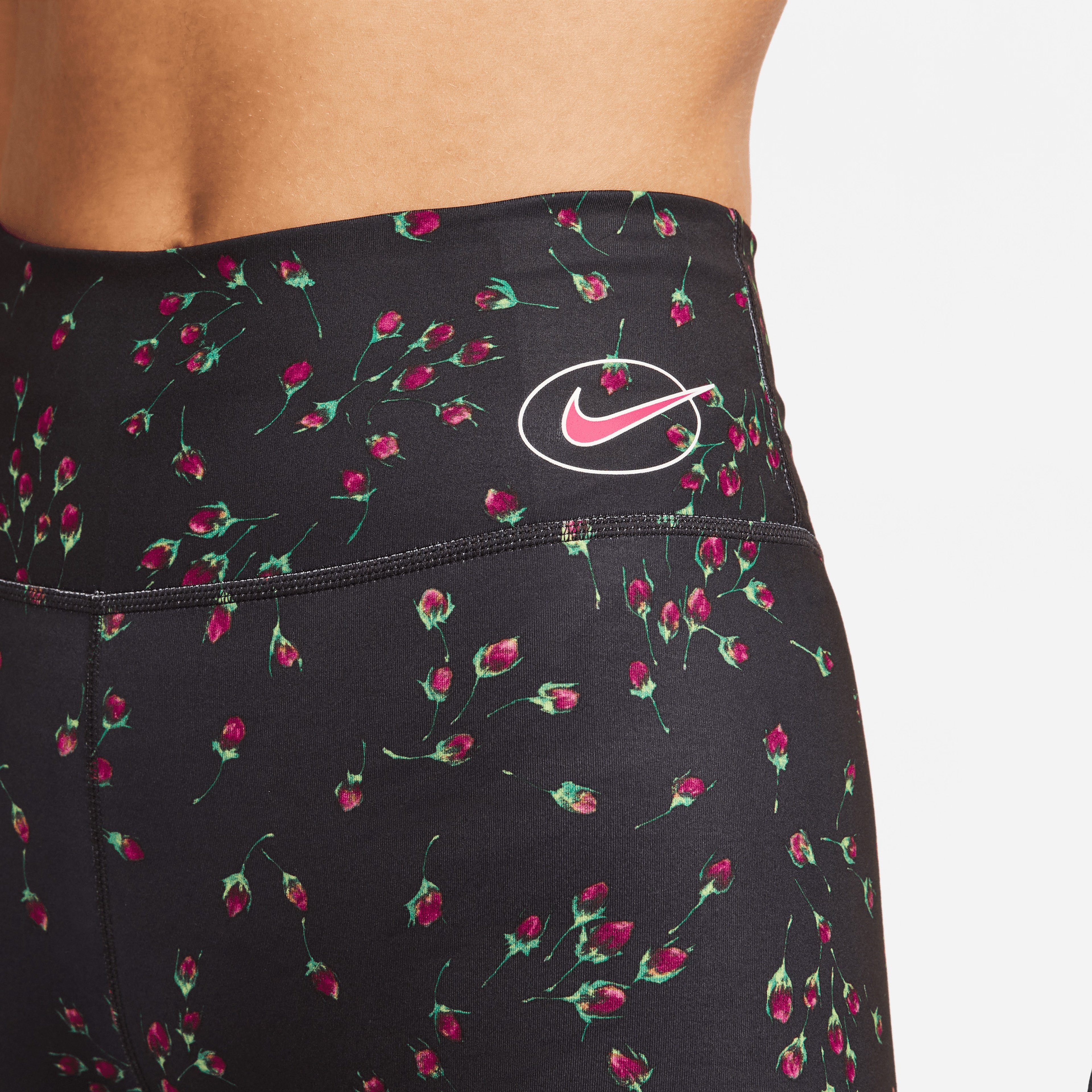 Nike One Luxe Dri-Fit Mid Rise Ic Ao Kadın Siyah Tayt