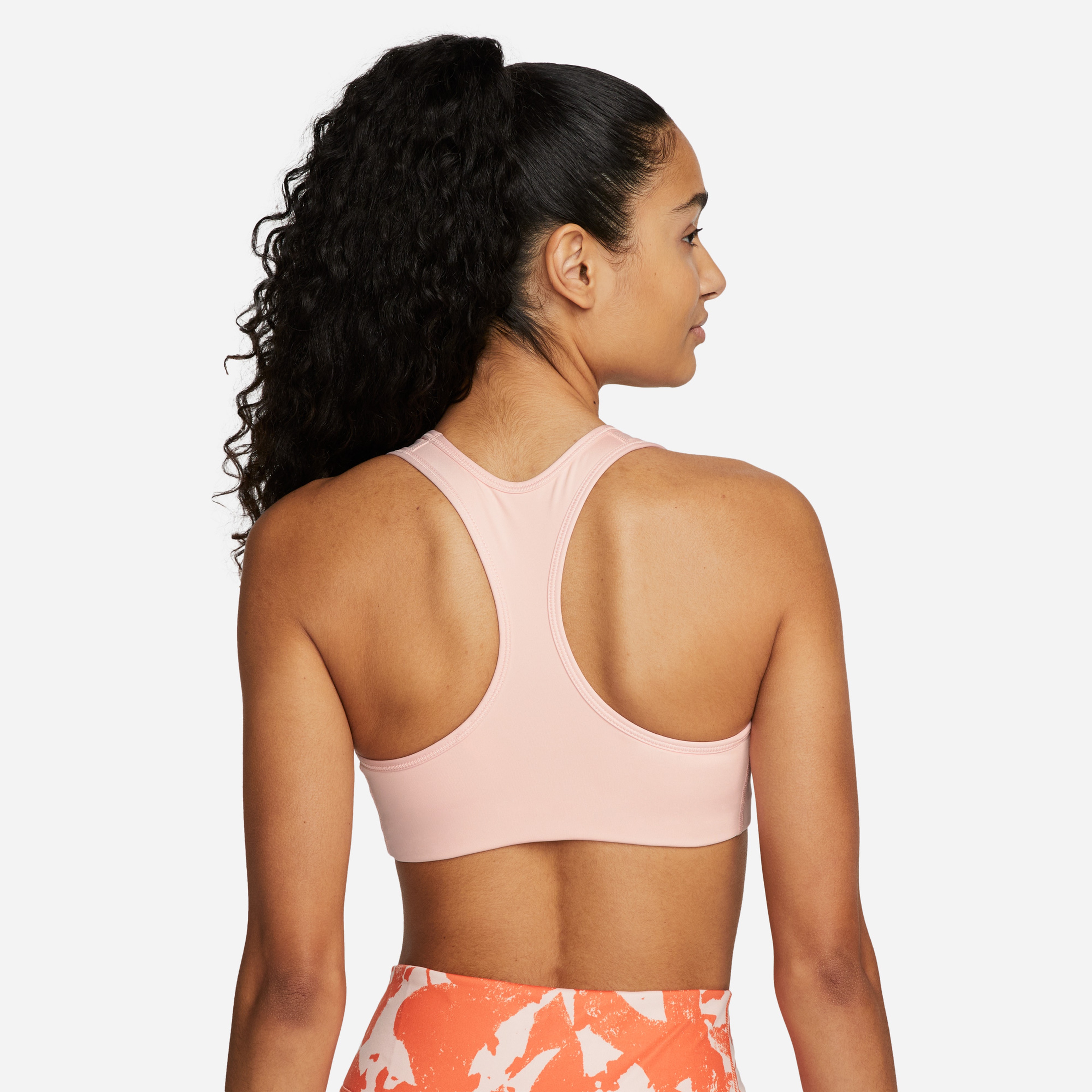 Nike Dri-FIT Swoosh Non-padded Kadın Pembe Bra