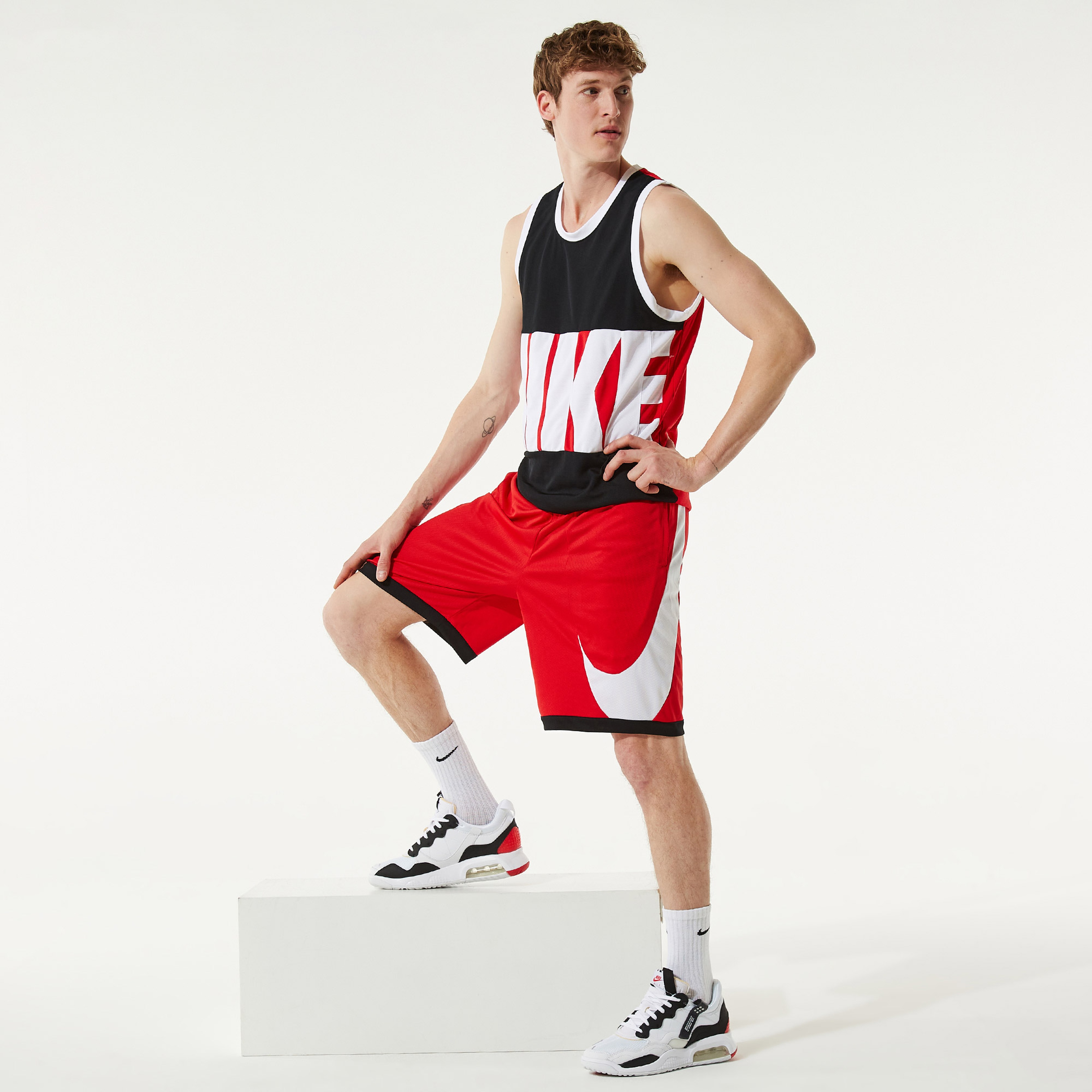 Nike Dri-FIT Hbr 10In 3.0 Erkek Kırmızı Şort